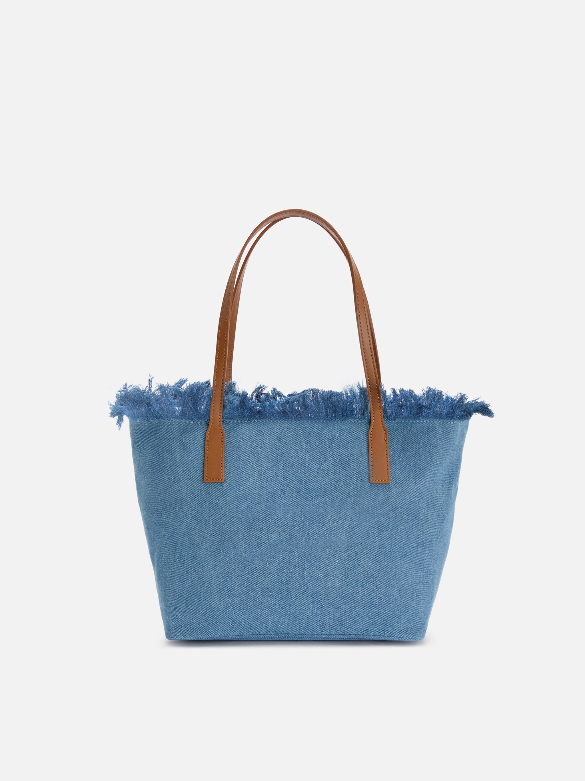 mc2-saint-barth-city-borsa-shopper-medium-denim-con-frange-blu image 4
