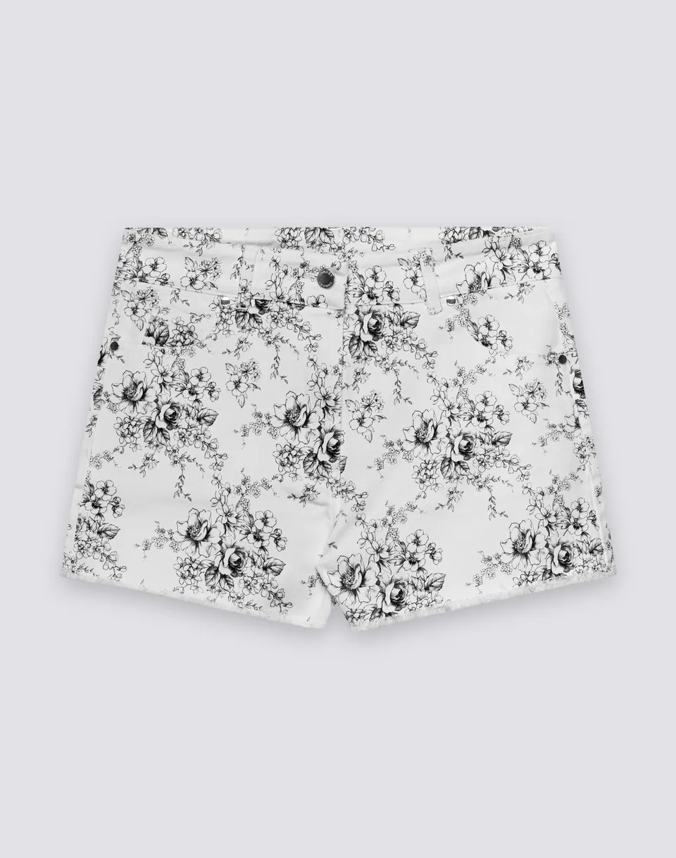 sundek-w397wkcb6jd-shorts-donna-rose-de-joie-in-bull-di-cotone image 1