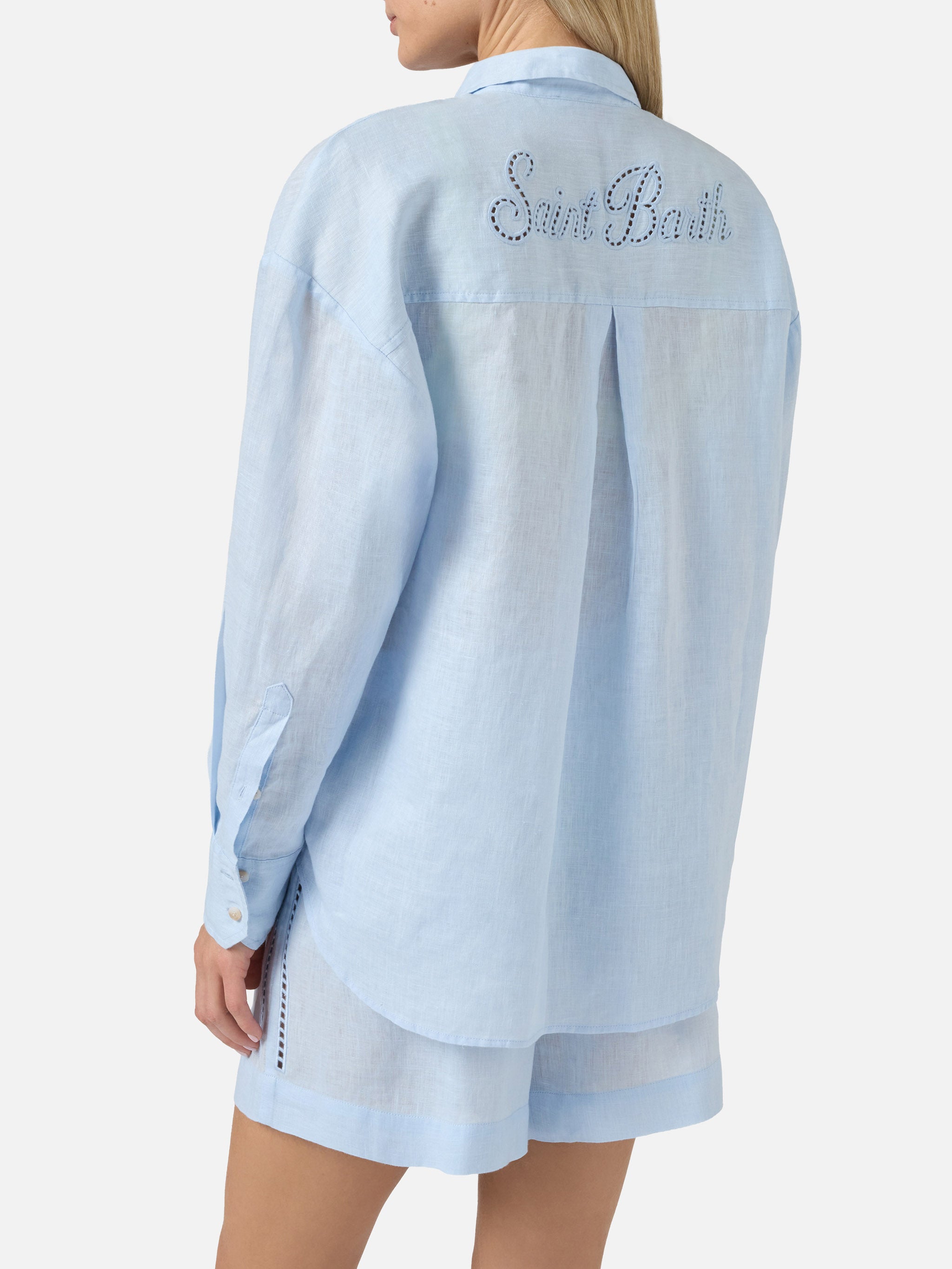 mc2-saint-barth-camicia-cristal-in-puro-lino-azzurro-oversize-con-ricamo-trafora image 1