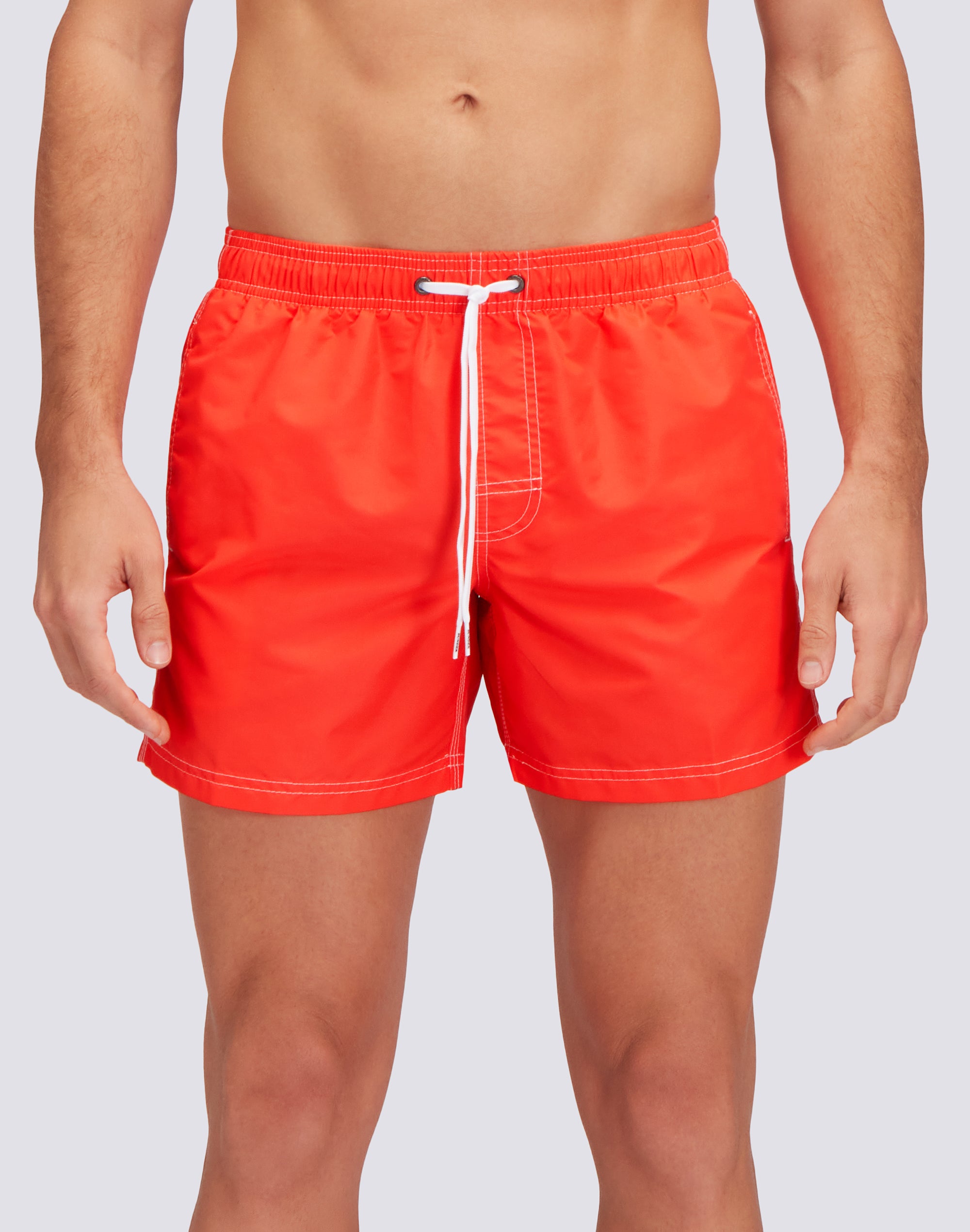 sundek-iconic-m504bdta100-costume-mare-uomo-corto-vita-elasticata-taffeta image 2