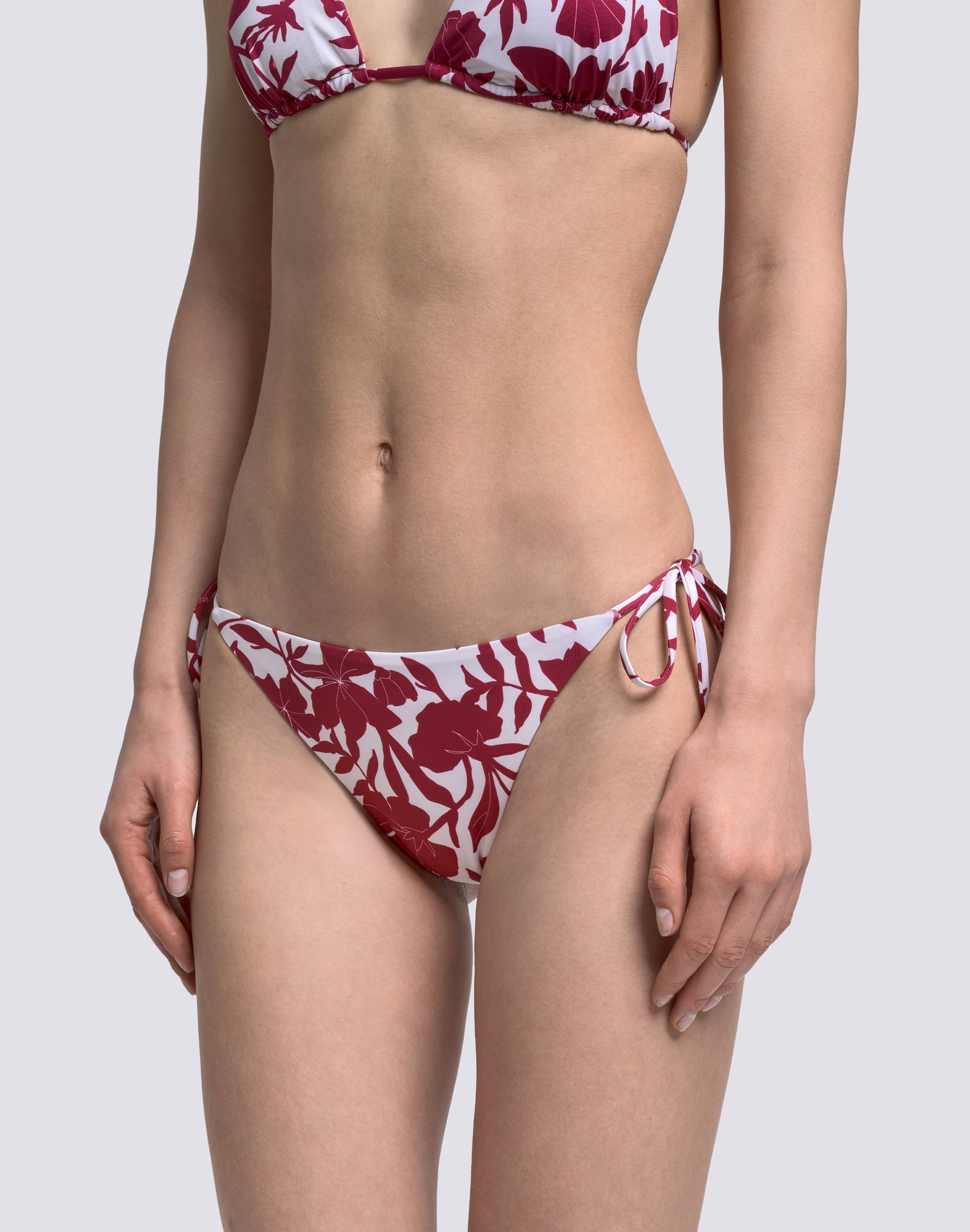sundek-anita-bikini-slip-donna-fianchi-regolabili-stampa-patchy-flowers image 3