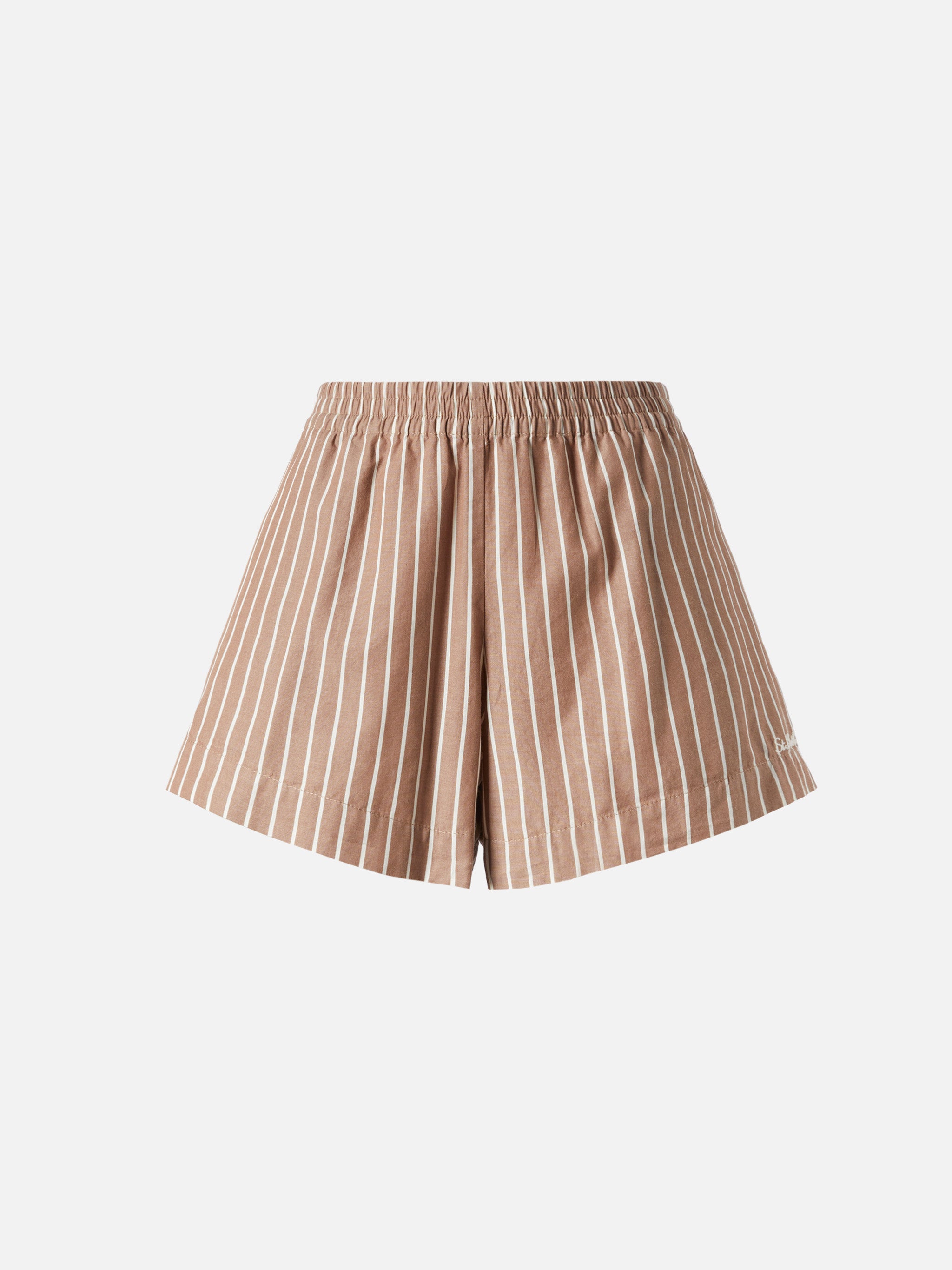 mc2-saint-barth-meave-shorts-pull-up-con-stampa-a-righe-in-popeline-di-cotone image 5
