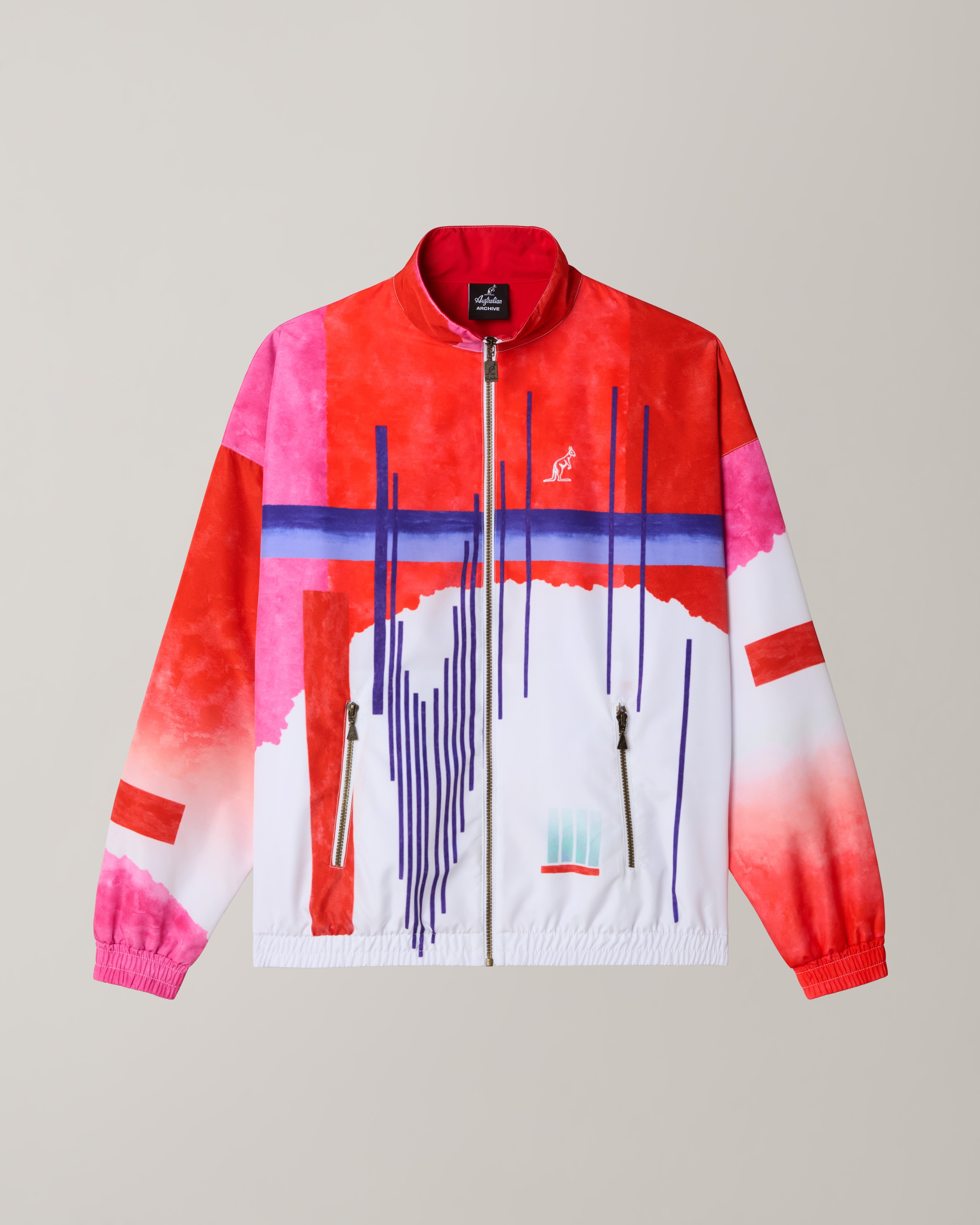 australian-goran-pink-track-jacket-giacca-smash-bright-red-superleggera image 6