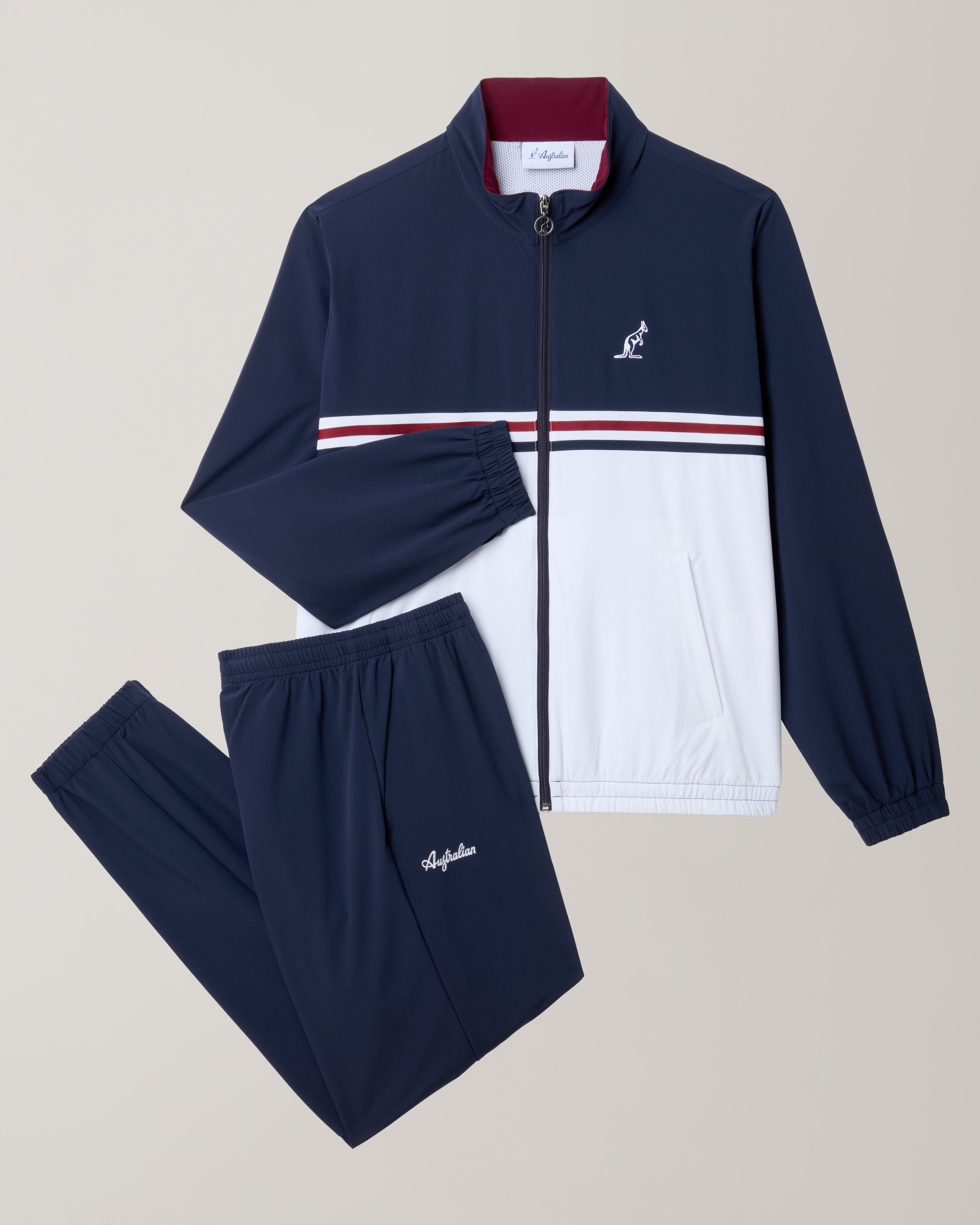 australian-perfect-tracksuit-70-anniversario-tuta-slam-foderata-bianca image 8