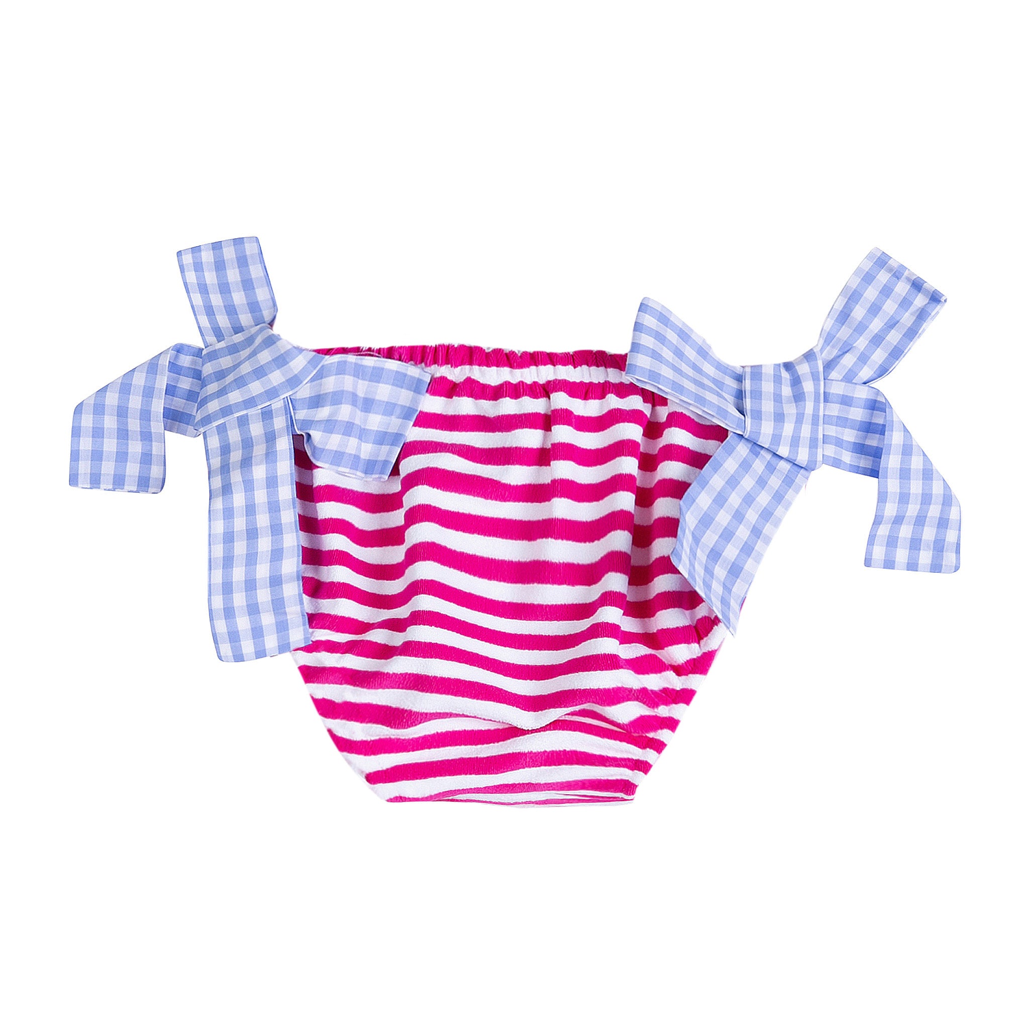 mc2-saint-barth-slip-mare-bambina-in-spugna-a-righe-rosa-e-bianche image 2