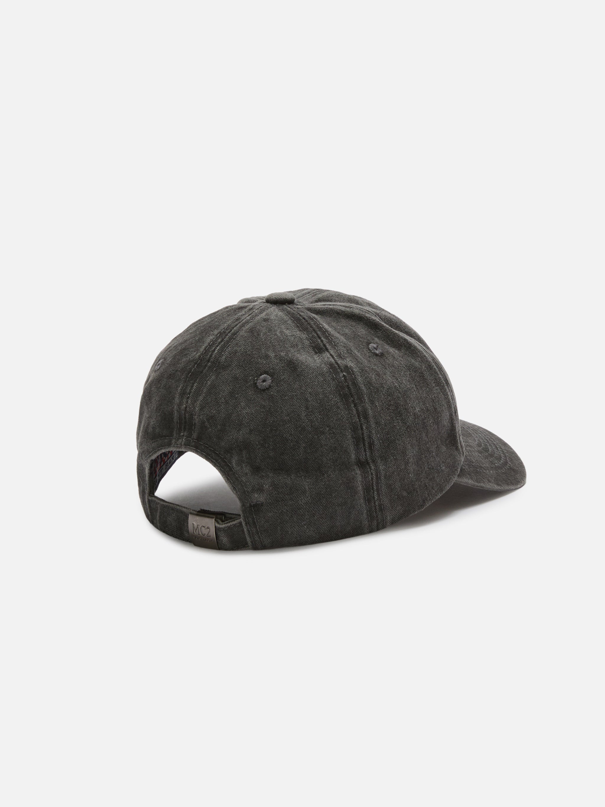 mc2-saint-barth-cappellino-davis-cappello-con-visiera-in-cotone-grigio-scuro-log image 3