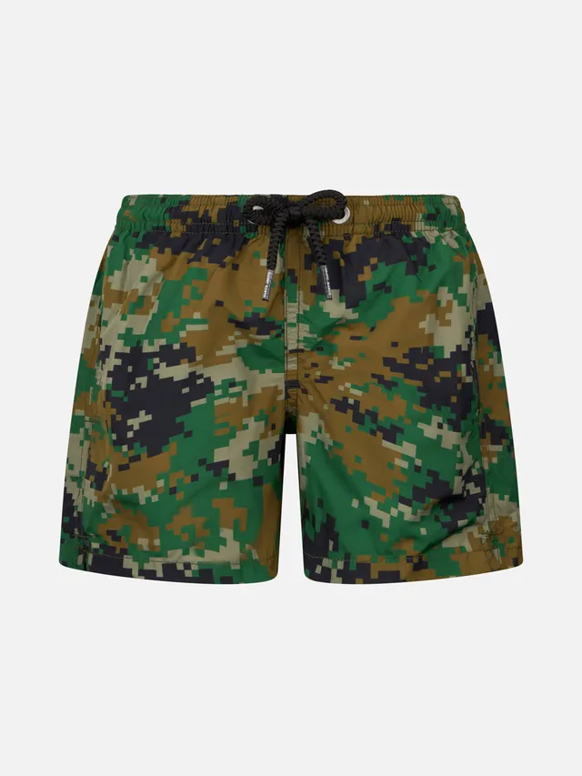 mc2-saint-barth-costume-jean-lighting-bambino-pixel-camouflage-verde image 1