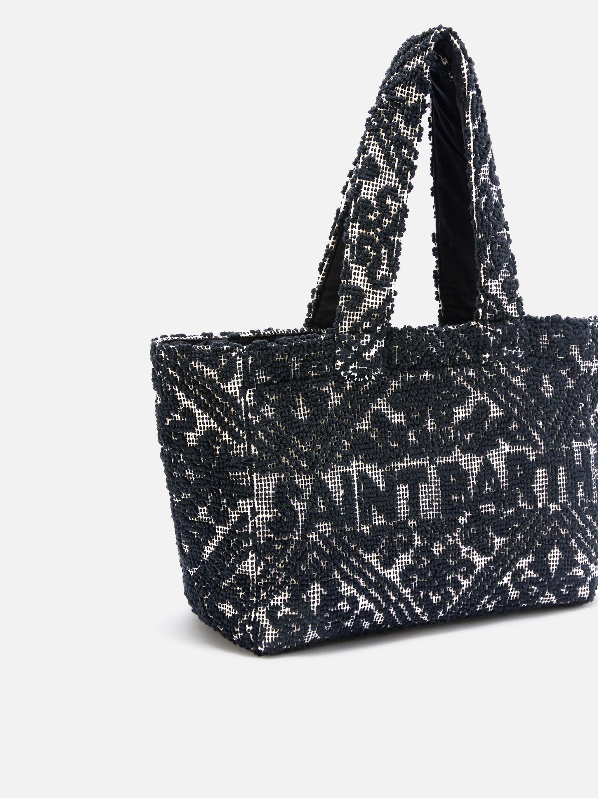 mc2-saint-barth-vanity-tufting-tote-bag-in-cotone-nera image 3
