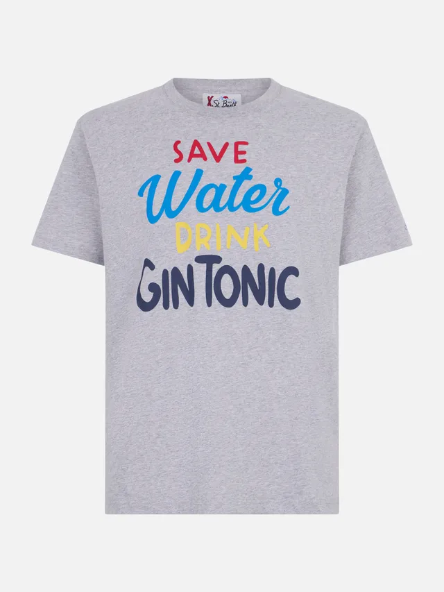 mc2-saint-barth-t-shirt-uomo-cotone-pesante-cocktail-gin-tonic-grigia image 1