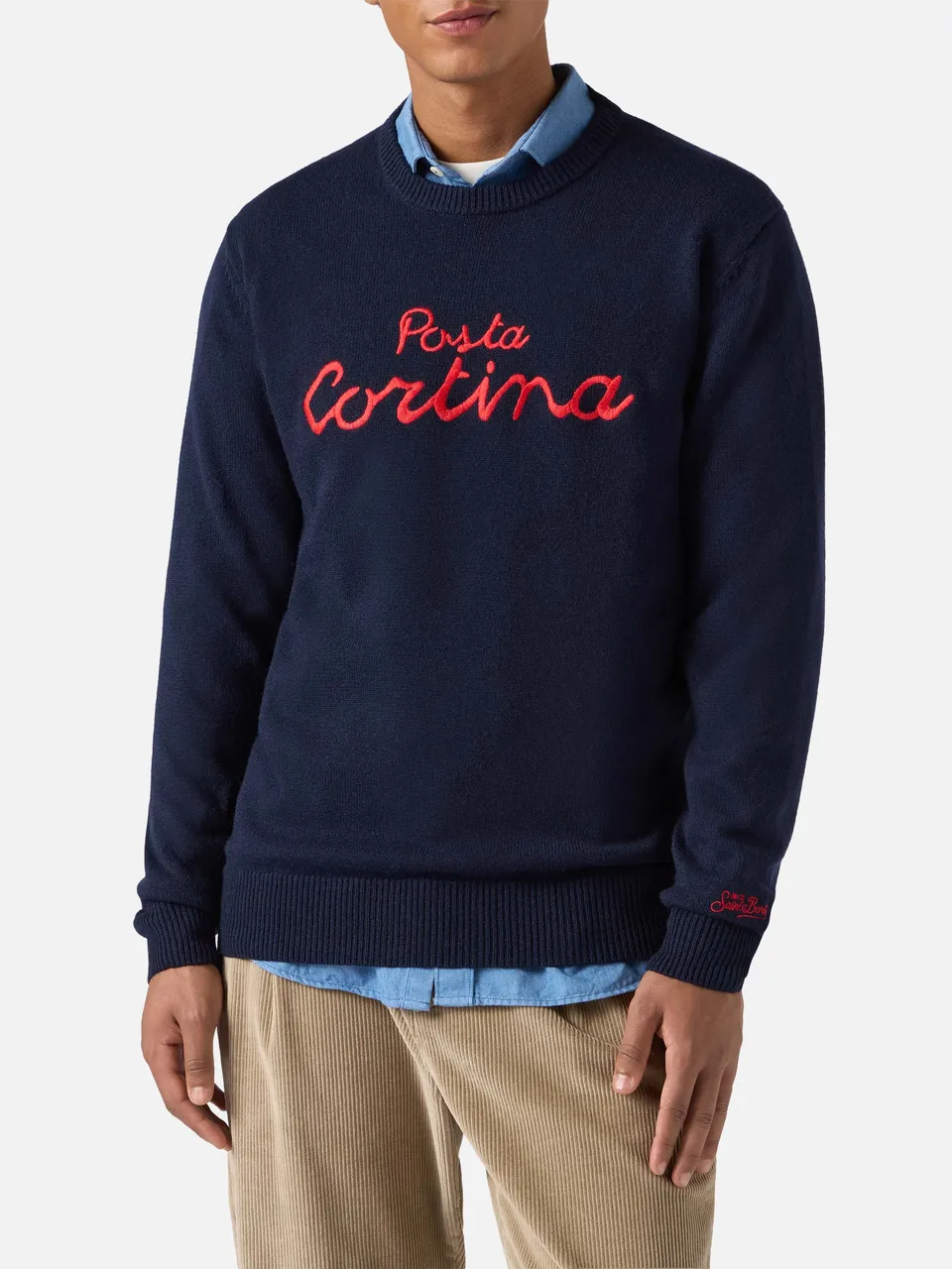 mc2-saint-barth-maglione-heron-uomo-blu-poste-cortina-misto-cashmere image 1