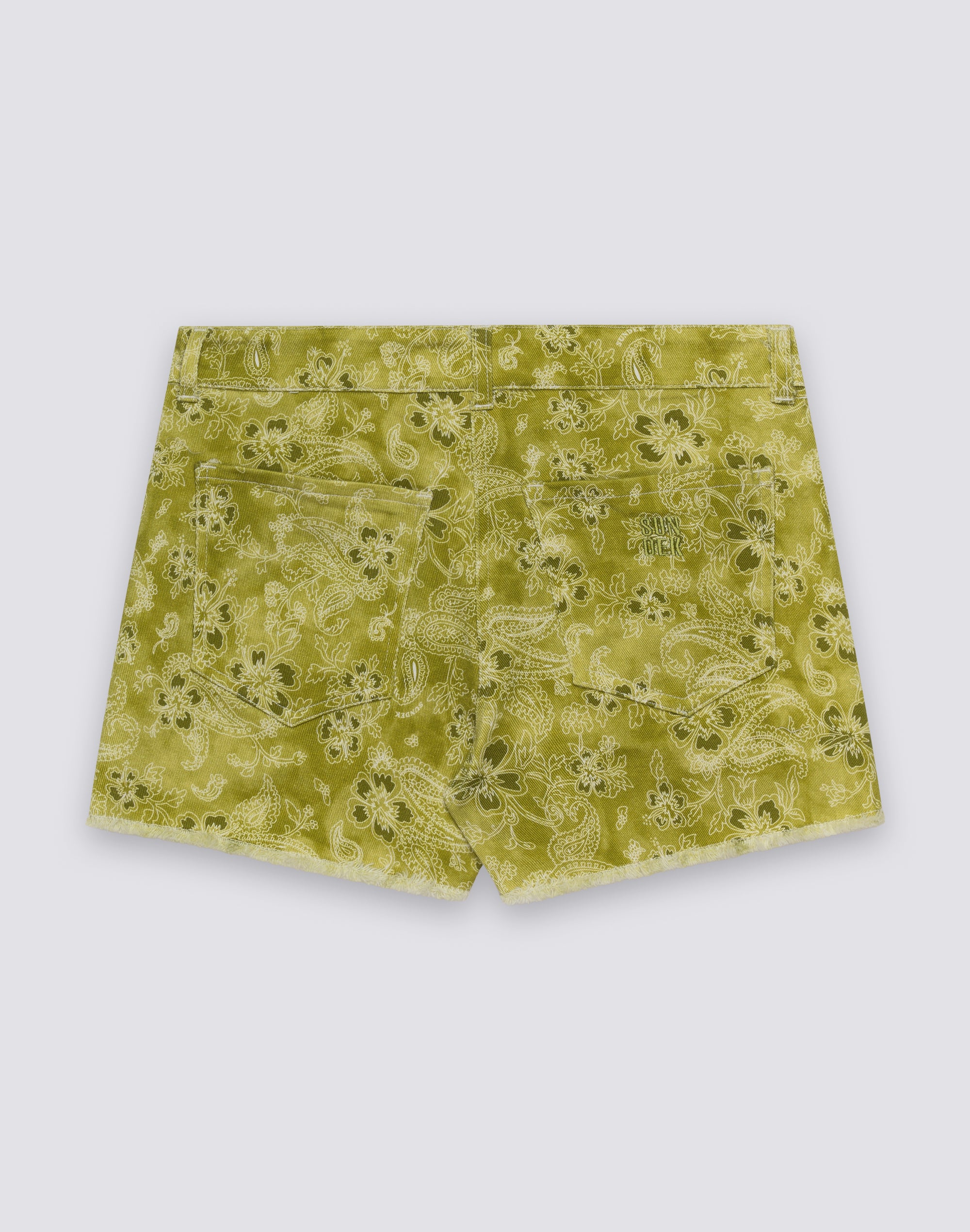 sundek-shorts-donna-hibi-paisley-in-bull-di-cotone-taglio-vivo image 2