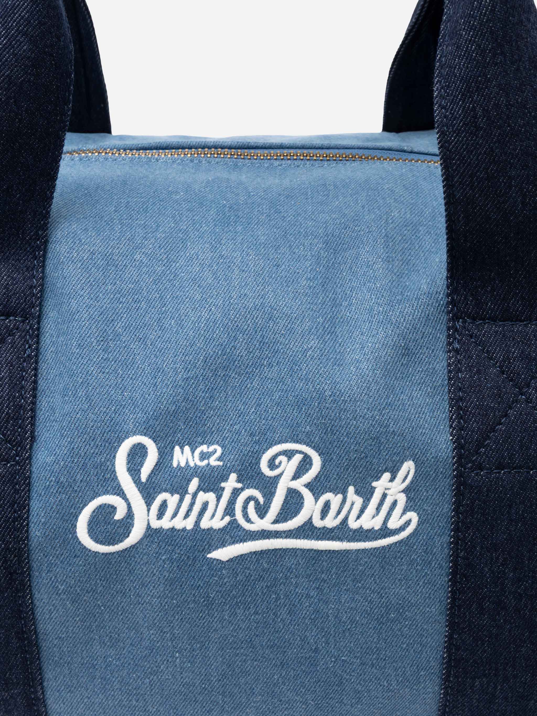 mc2-saint-barth-travel-duffel-bag-borsone-viaggio-denim-righe-con-pelle image 4