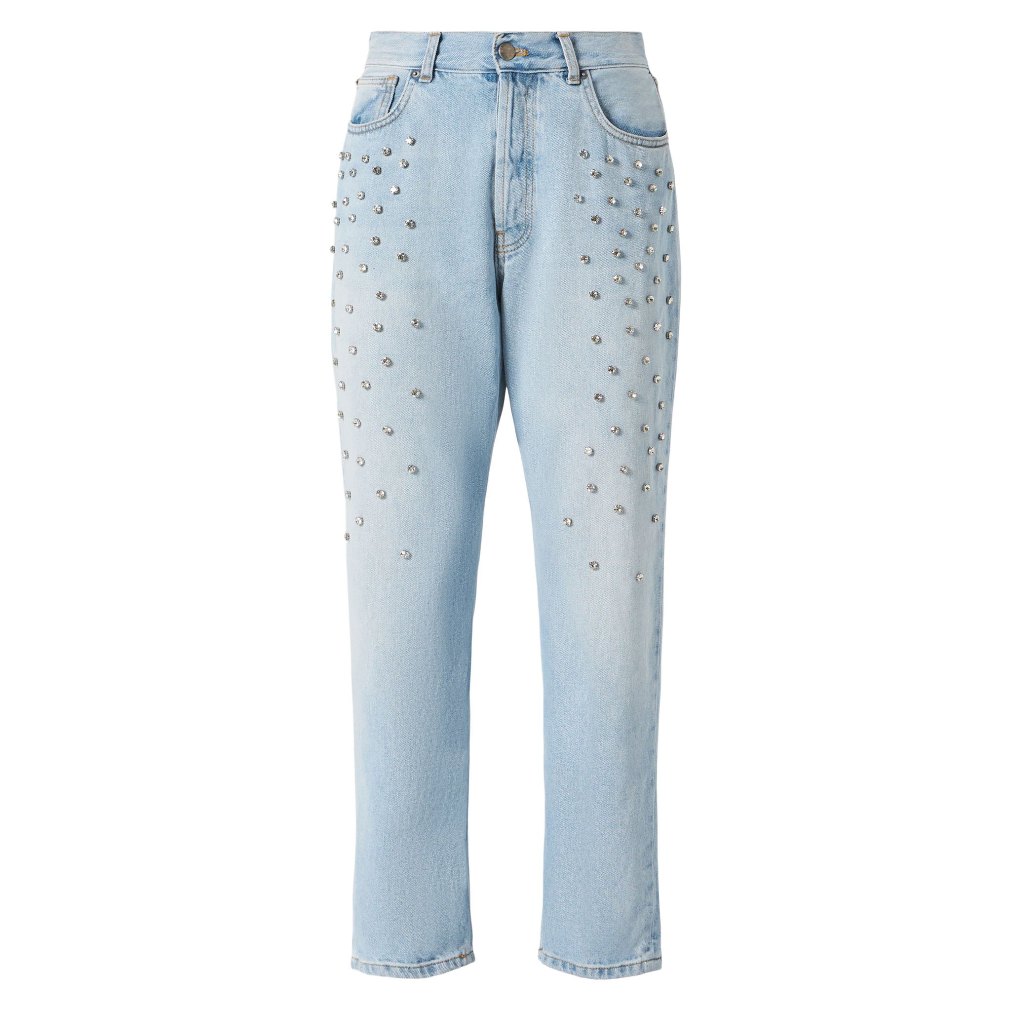 mc2-saint-barth-jeans-belleville-donna-in-denim-azzurro-chiaro-con-strass image 5