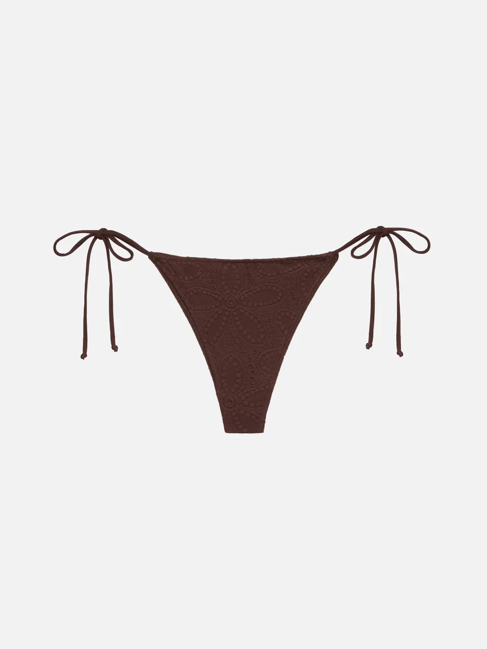 mc2-saint-barth-slip-mare-donna-marielle-classico-pizzo-sangallo-marrone image 1