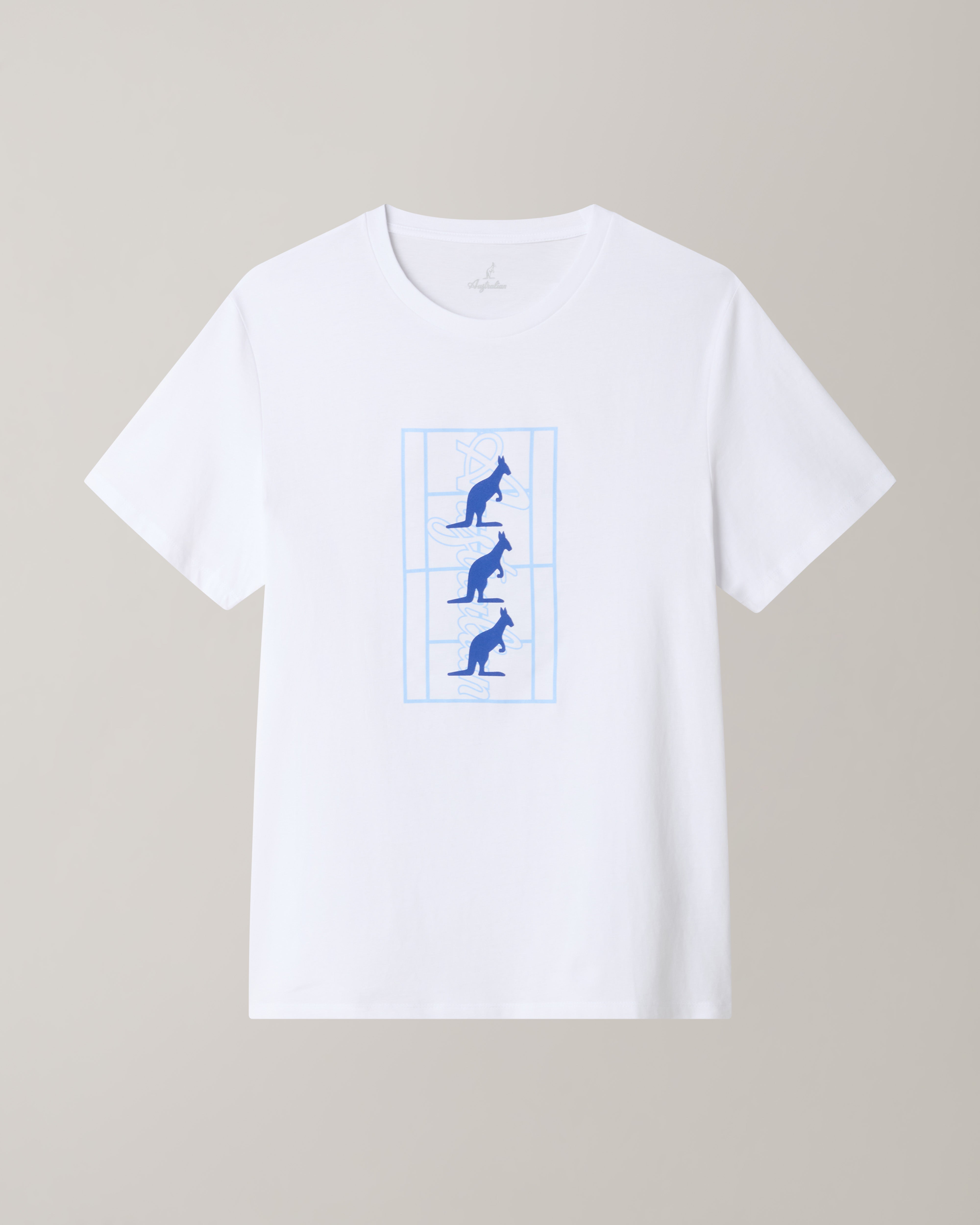 australian-kangaroo-field-t-shirt-t-shirt-cotone-bianca-stampa-petto image 5