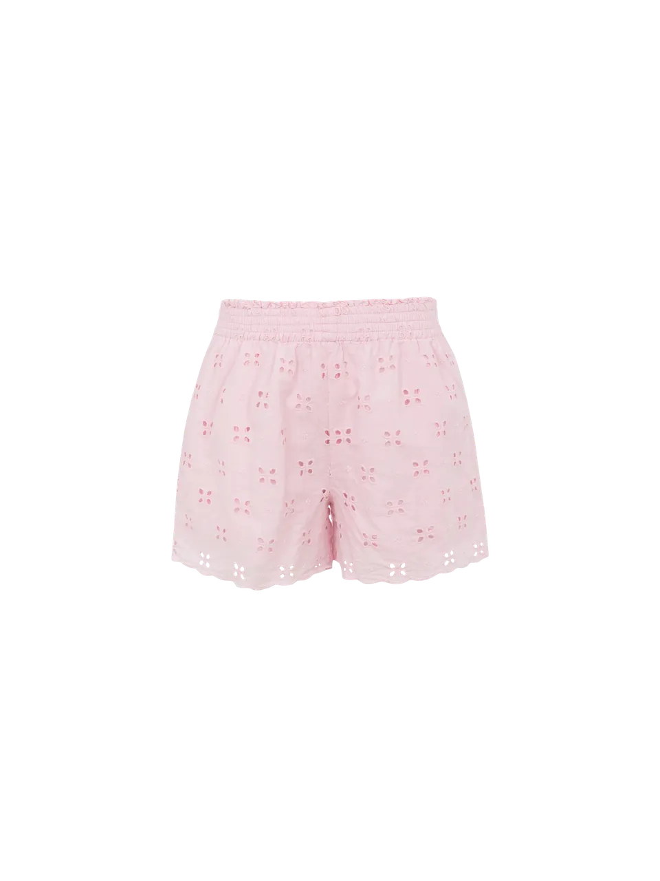 mc2-saint-barth-meave-jr-shorts-bambina-in-pizzo-sangallo-rosa-fragola image 1