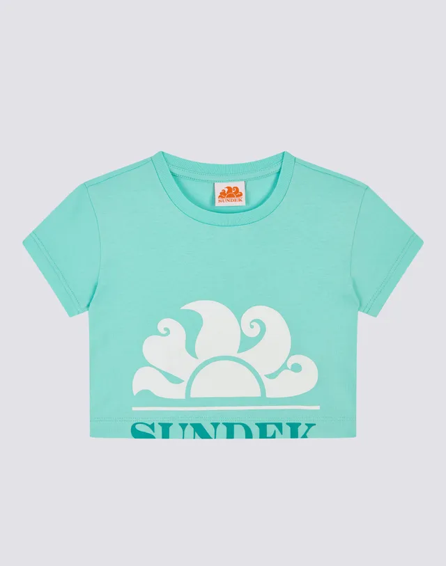 sundek-mini-t-shirt-crop-bambina image 1