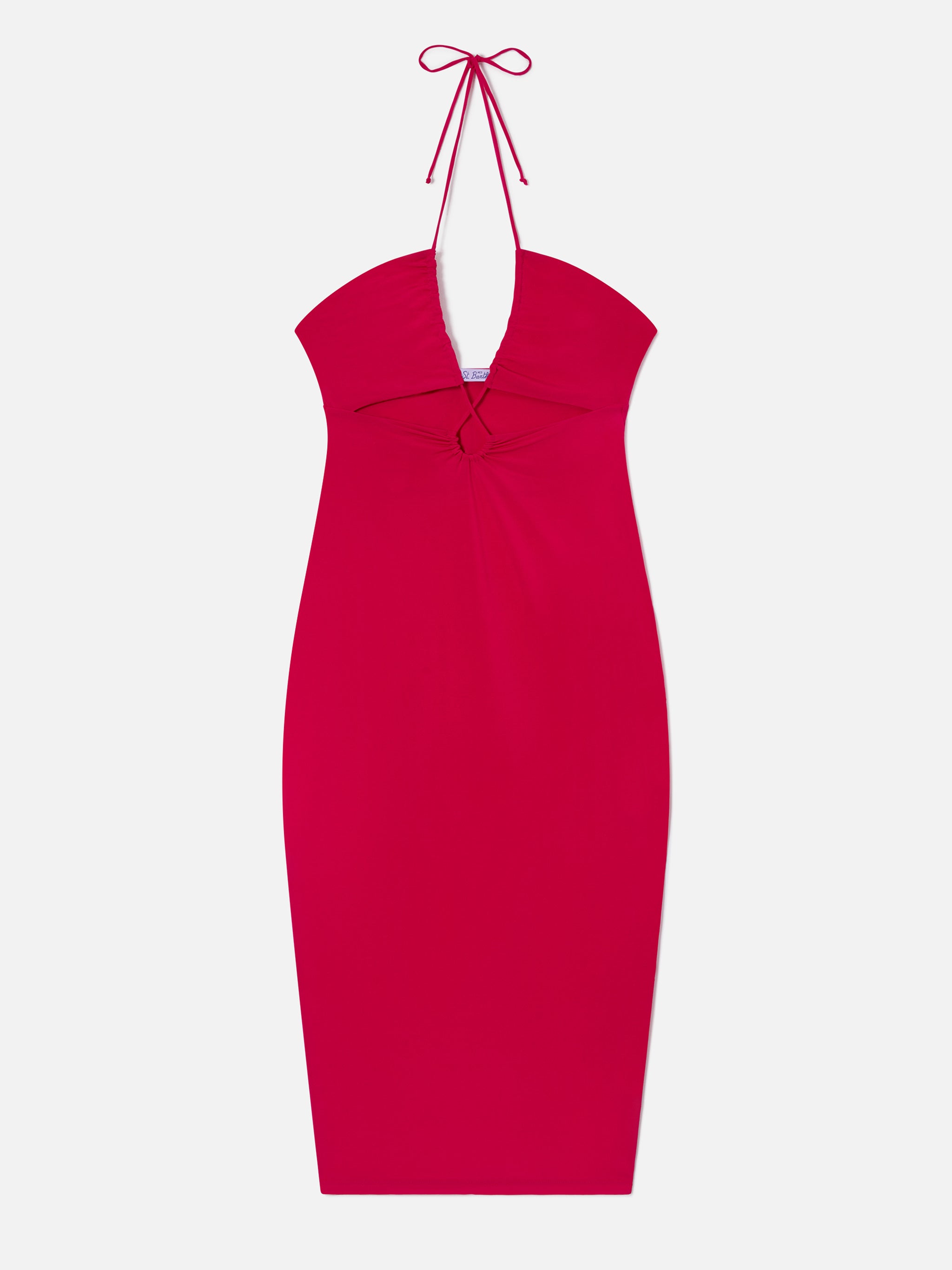 mc2-saint-barth-abito-donna-longuette-fucsia-elasticizzato image 3