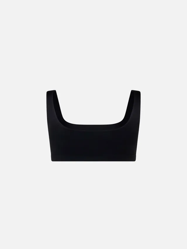 top-sportivo-mc2-saint-barth-fify-in-tessuto-tecnico-nero-con-struttura-termosal image 1