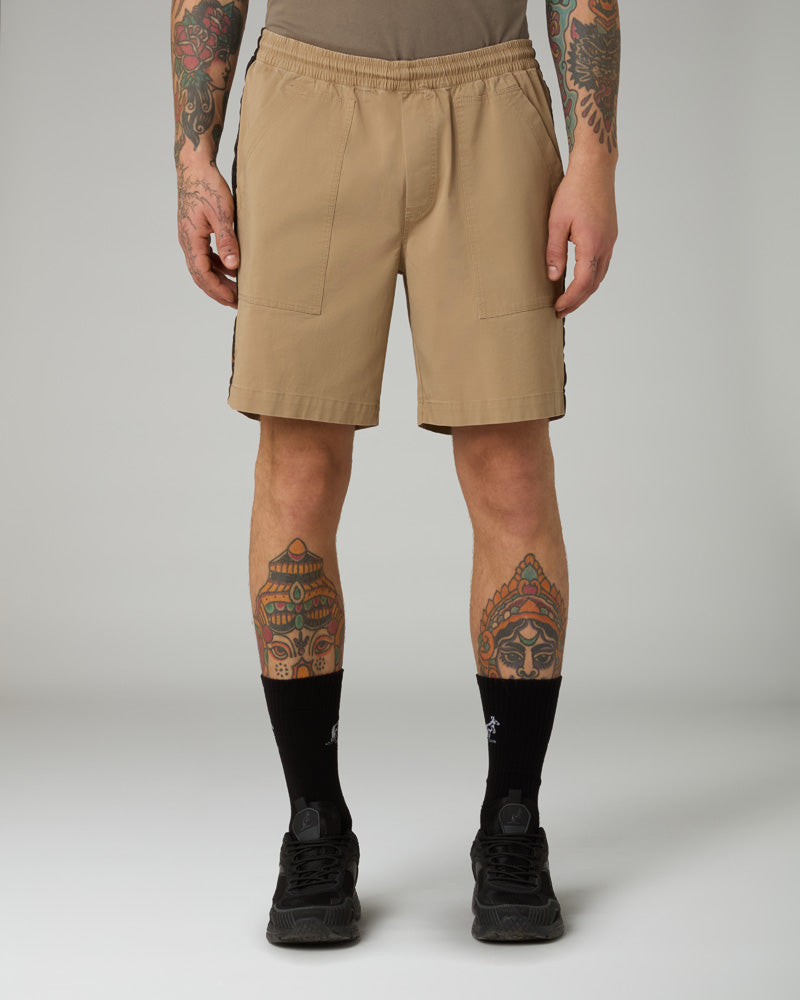 australian-mirage-banda-short-shorts-cotone-caramello image 1
