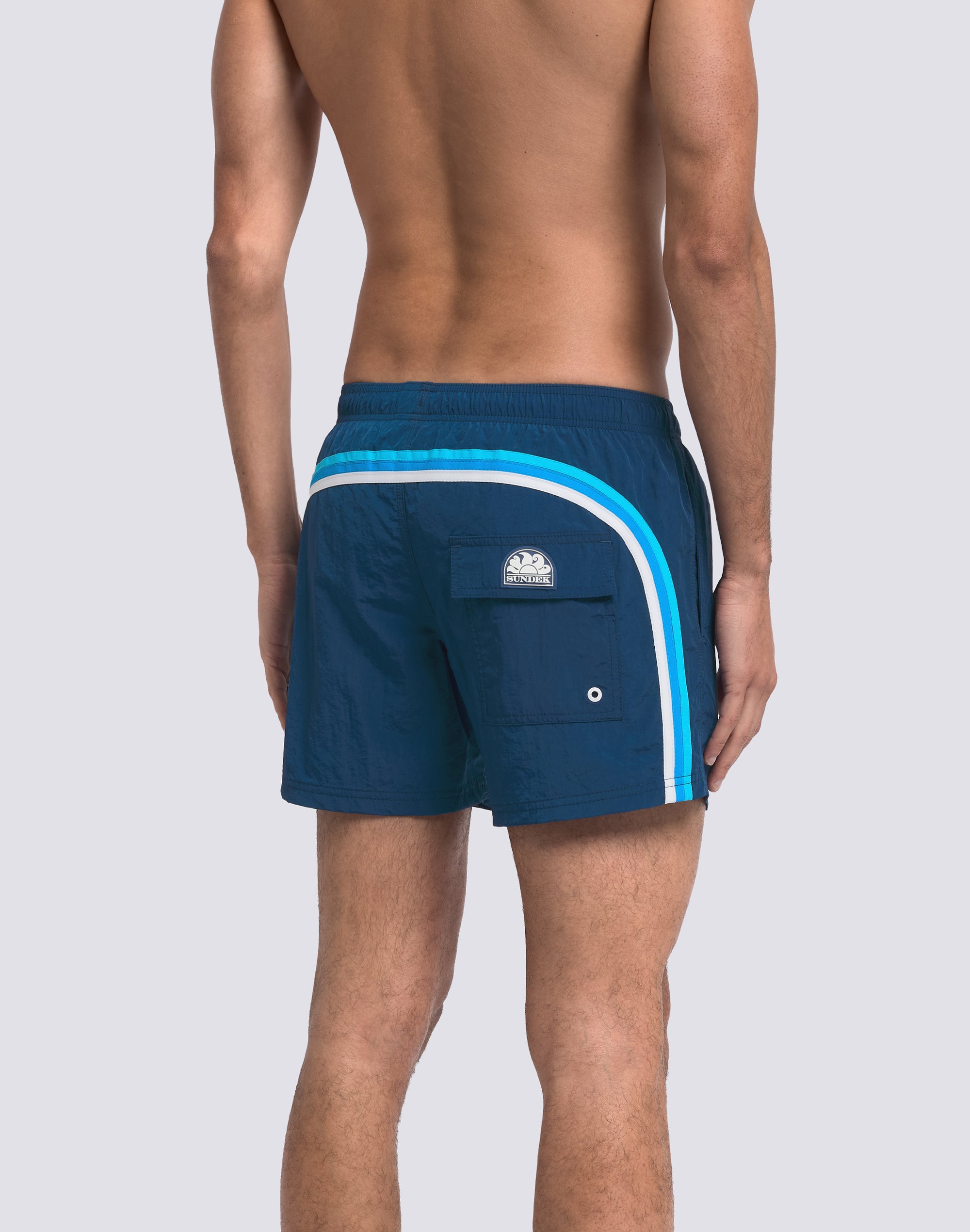 sundek-costume-mare-uomo-corto-crinkled-vita-elasticata image 5