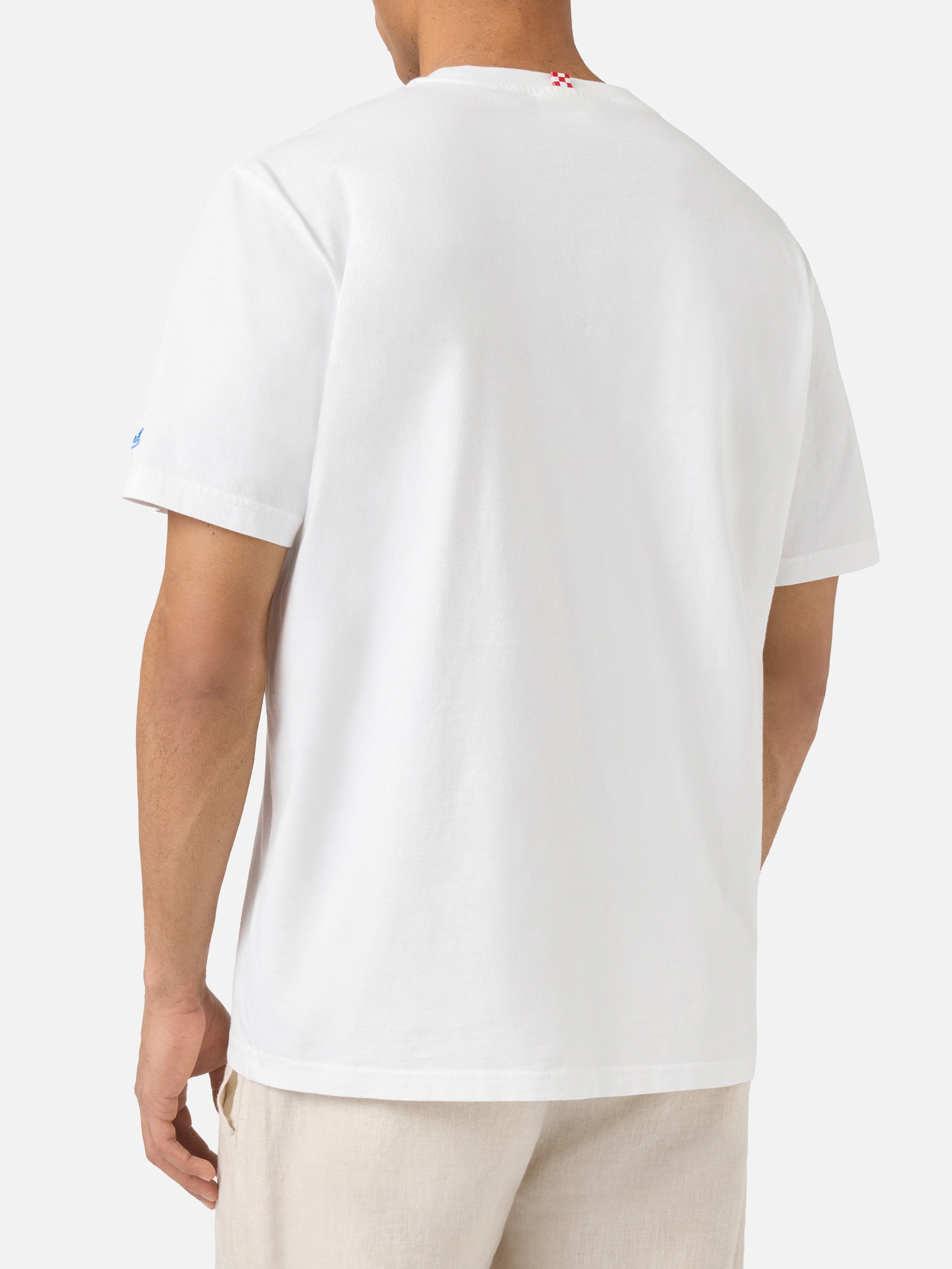 mc2-saint-barth-portofino-t-shirt-bianca-con-ricamo-gin-or-gym image 5