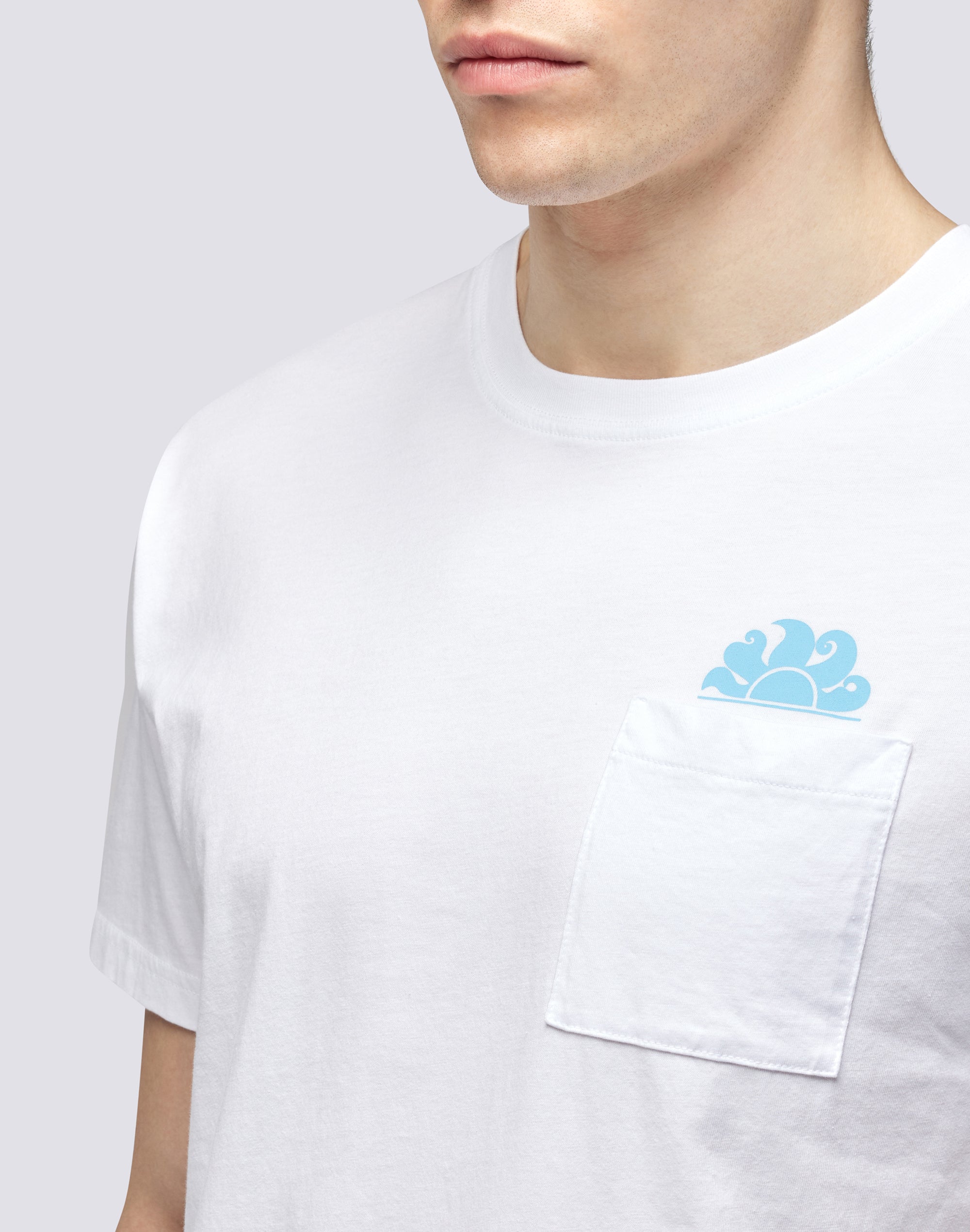 sundek-t-shirt-uomo-con-tasca-e-logo-iconic image 1