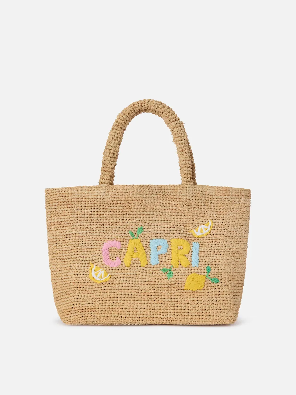mc2-saint-barth-borsa-beach-medium-in-raffia-con-ricamo-capri image 1