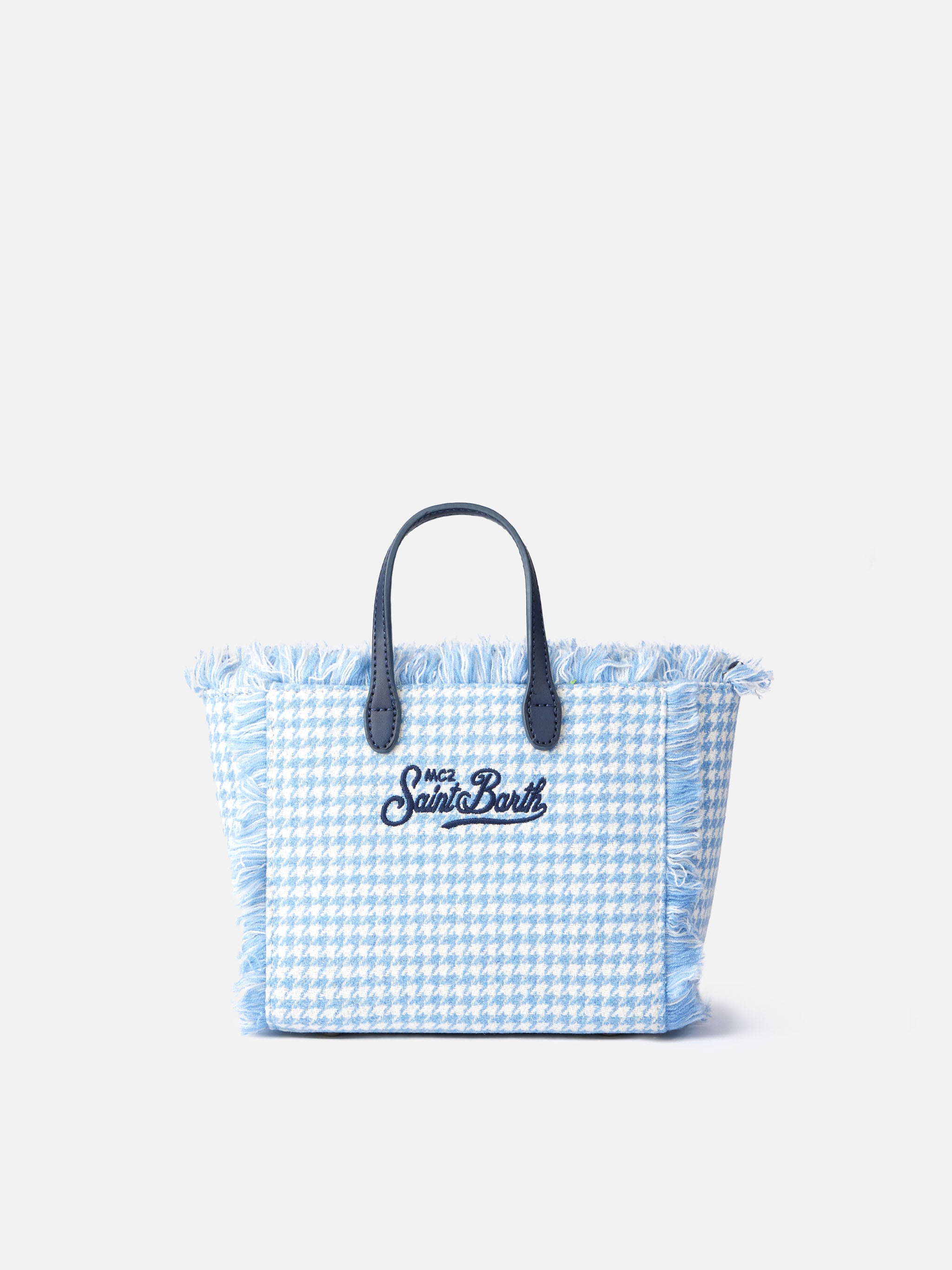 mc2-saint-barth-vanity-mini-pied-de-poule-shiny-azzurro-chiaro image 5