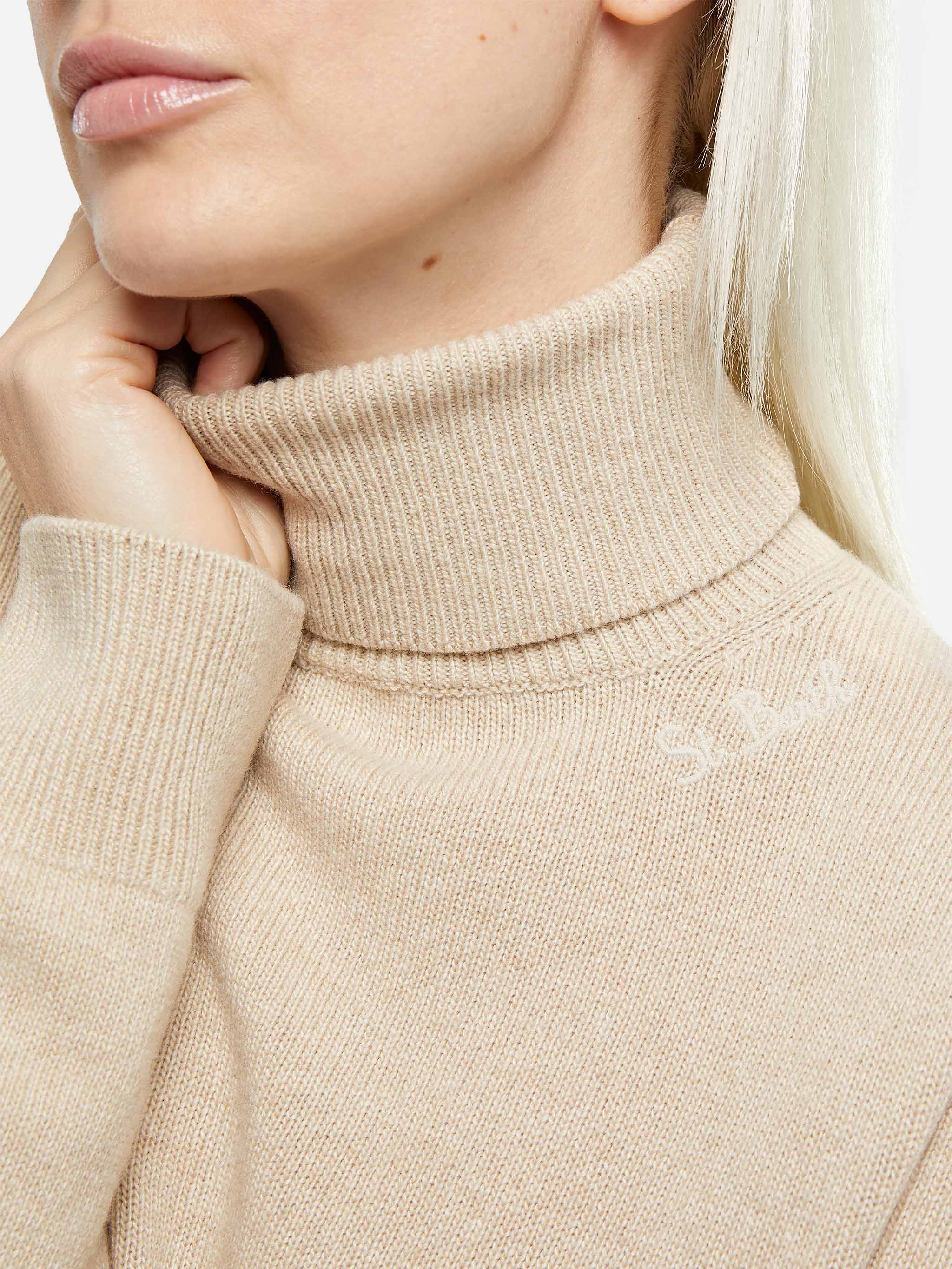 mc2-saint-barth-dolcevita-moody-donna-beige-in-misto-cashmere image 2