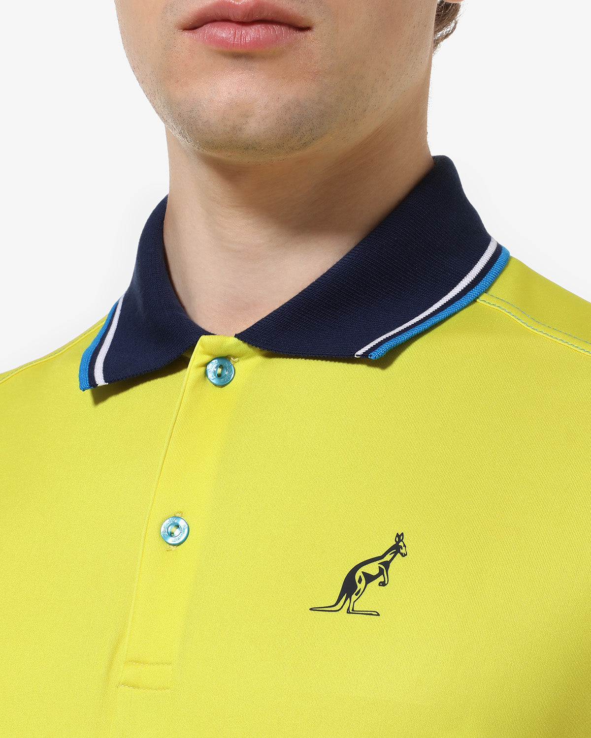 australian-tech-ace-polo-shirt-tennis-gialla-performance image 4
