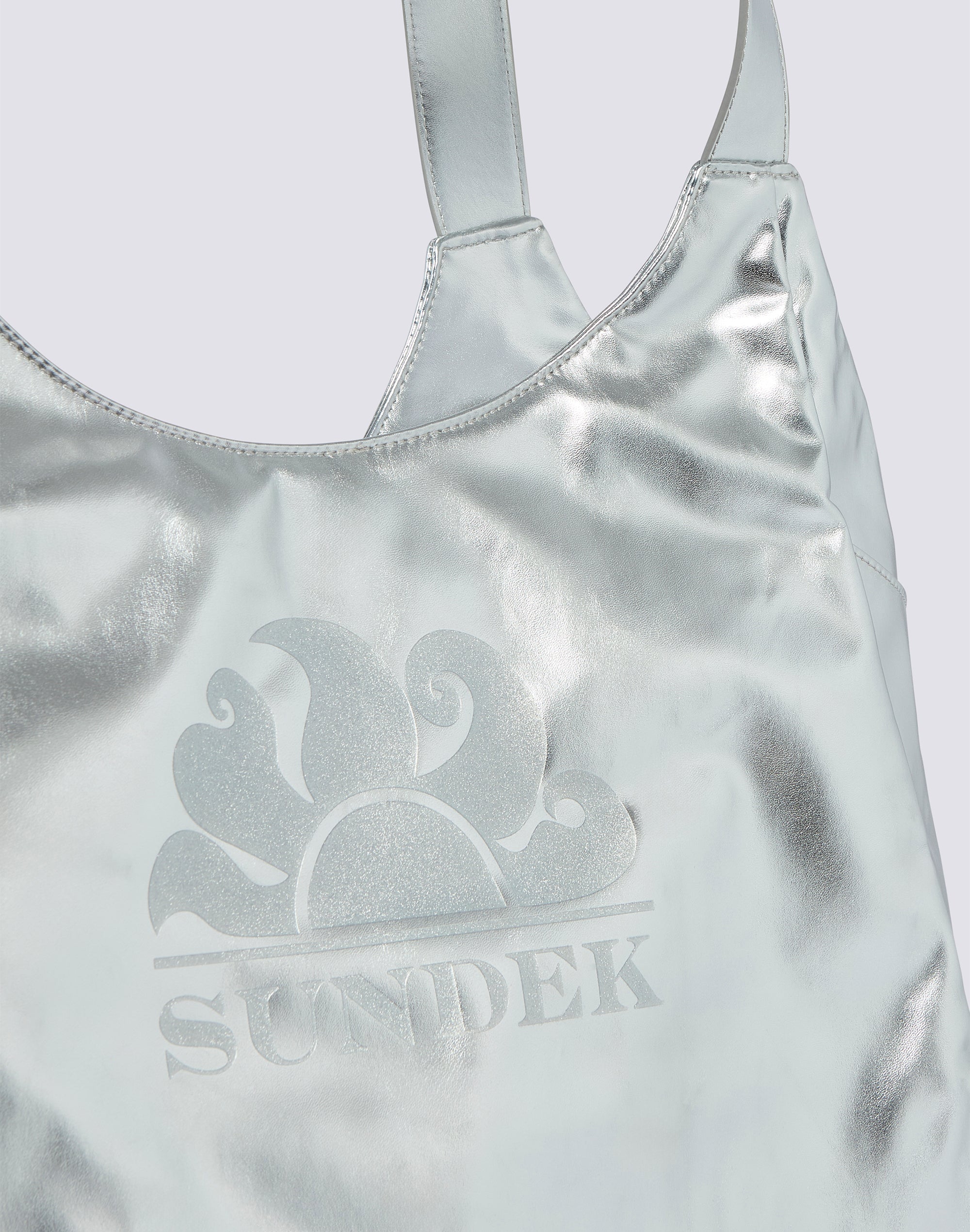 sundek-borsa-shopper-laminata-con-logo-borsa-mare-donna image 3