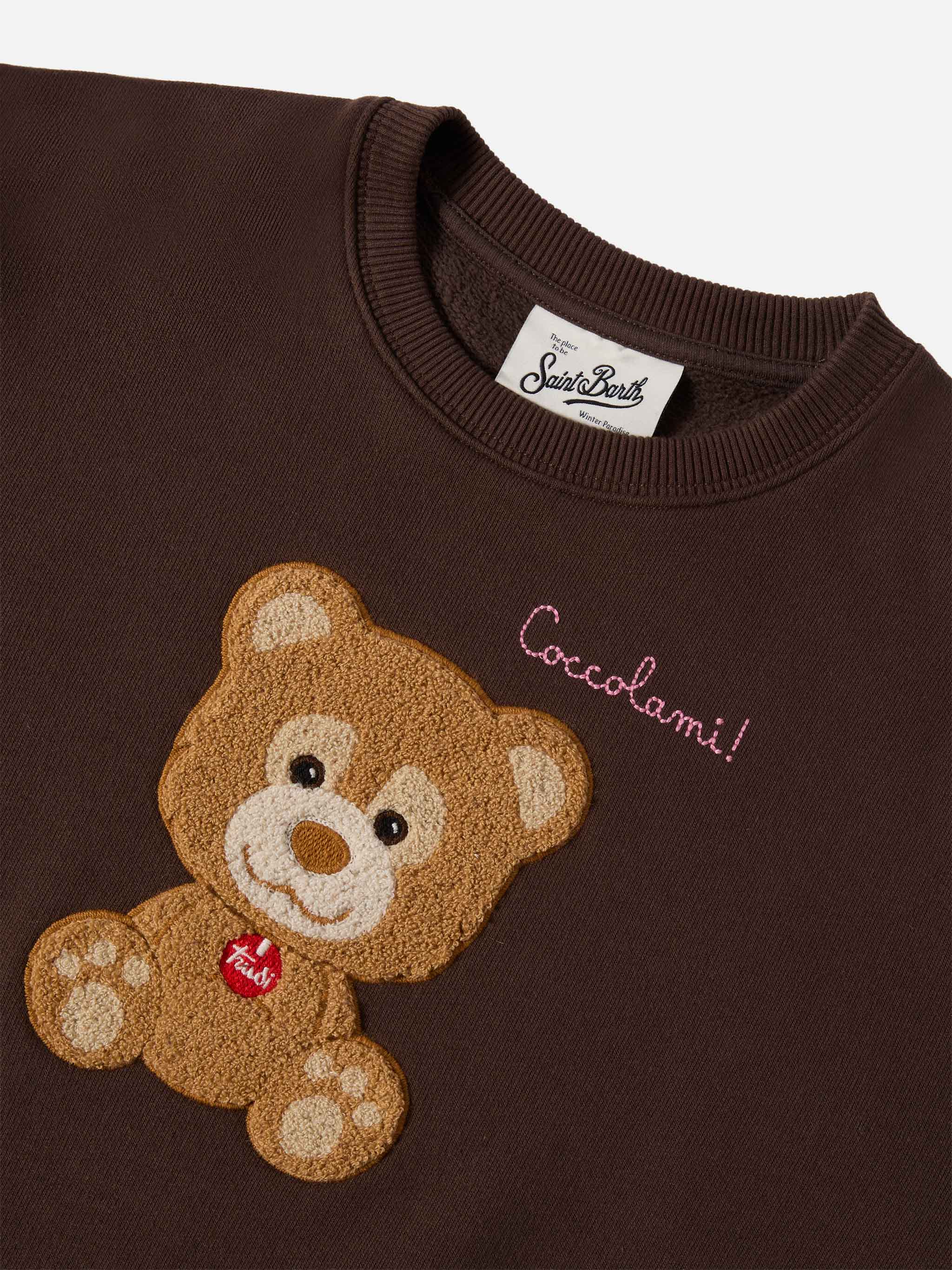 mc2-saint-barth-felpa-girocollo-briony-con-patch-orsetto-trudi-special-edition-t image 2
