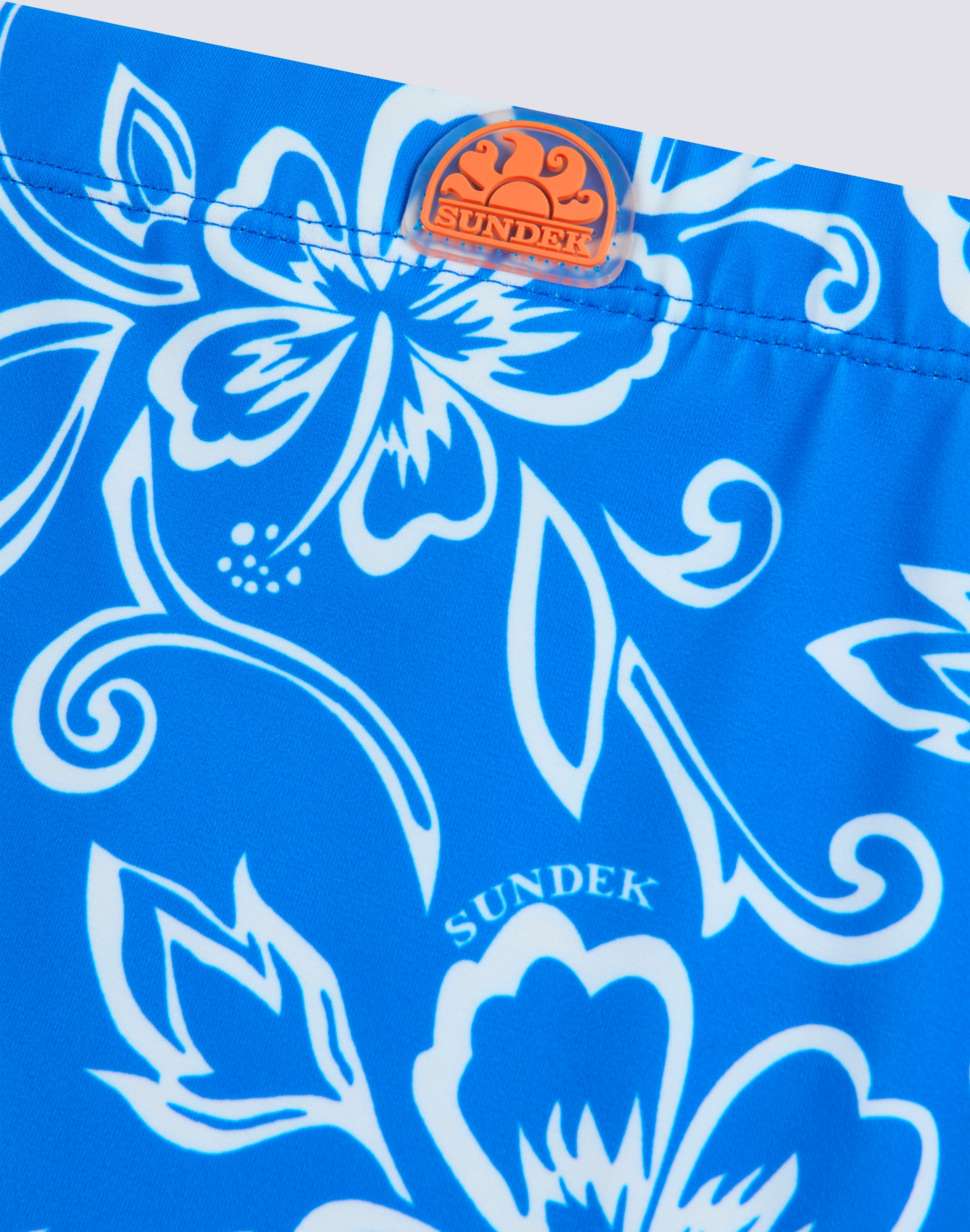 sundek-diwalter-slip-mare-mini-bambino-stampa-hibiscus-con-coulisse image 3