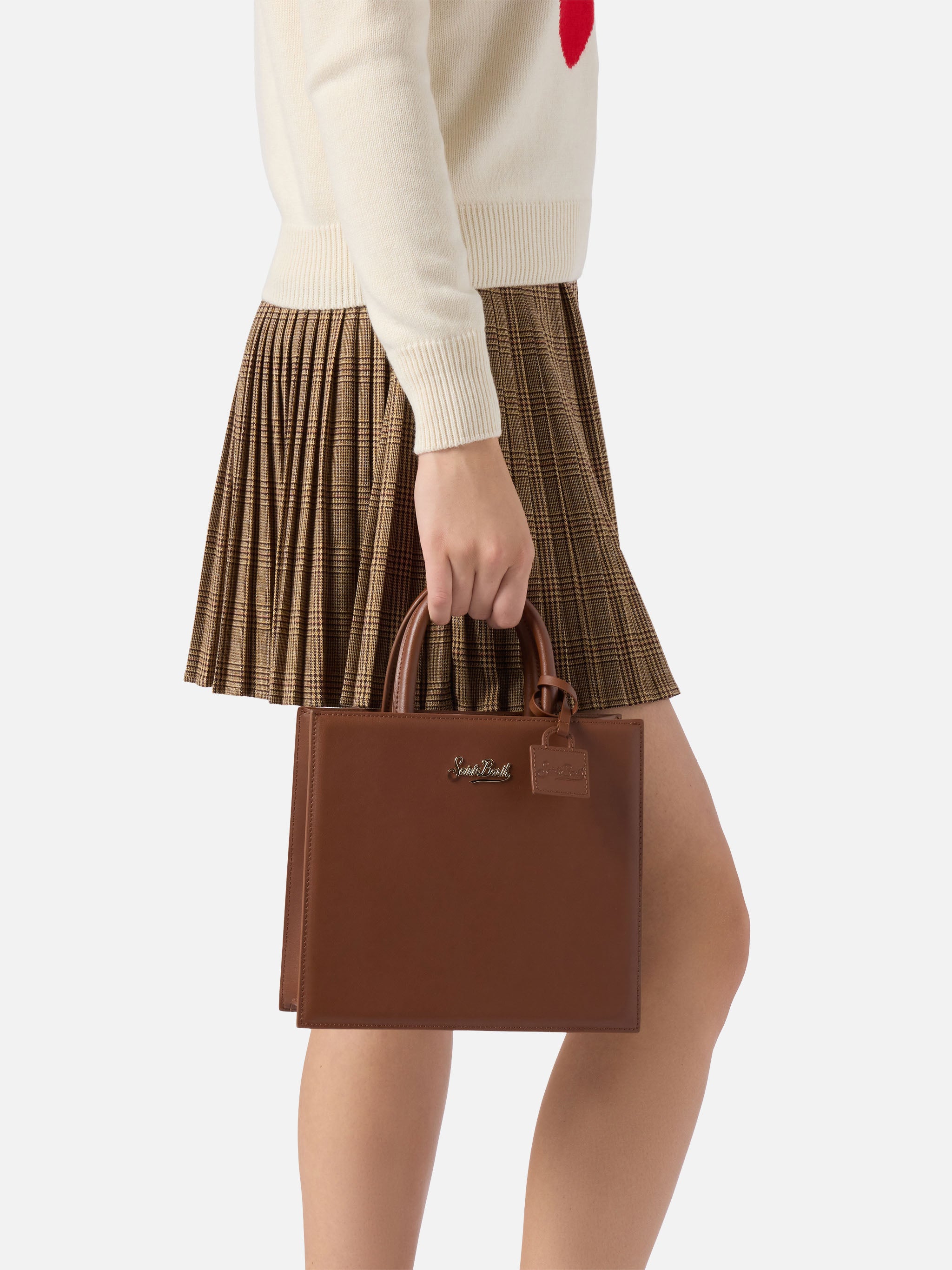 mc2-saint-barth-shop-bag-midi-borsa-a-mano-in-pelle-marrone image 2
