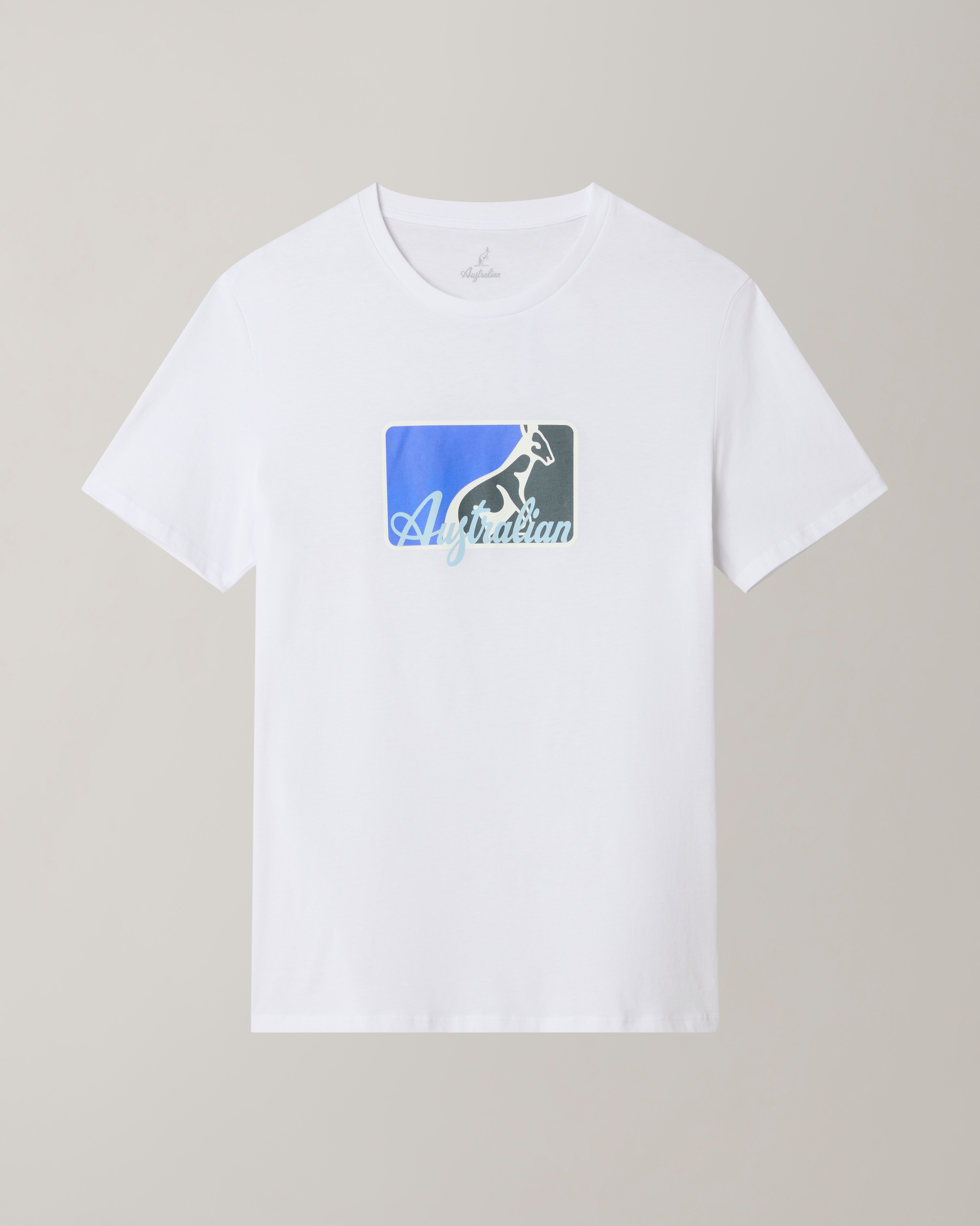 australian-league-cotton-t-shirt-maglietta-tennis-bianca-stampa-petto image 5