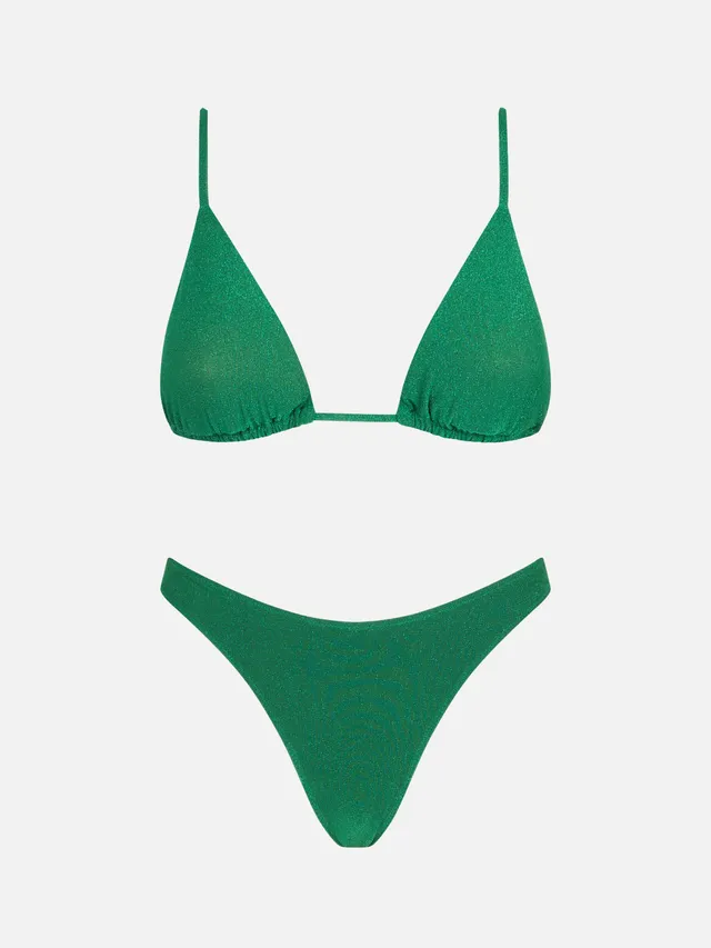 bikini-a-triangolo-mc2-saint-barth-janet-naomi-in-lurex-verde image 1