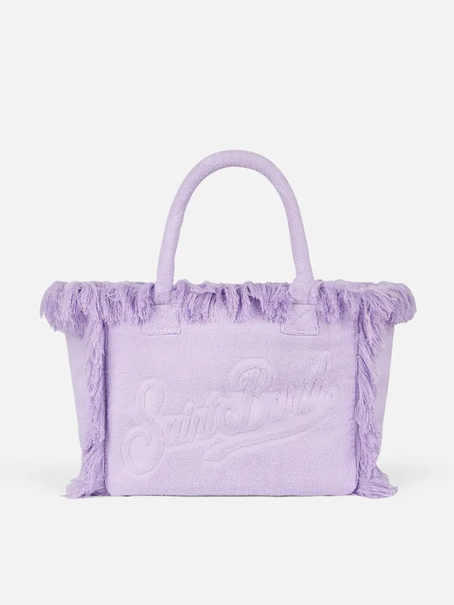 mc2-saint-barth-borsa-a-spalla-vanity-terry-in-spugna-lilla-con-logo-in-bassoril image 1