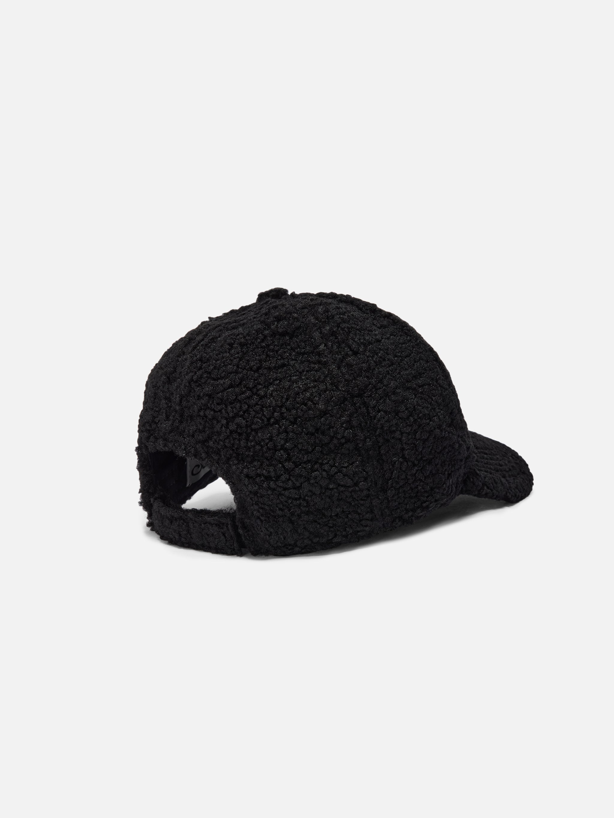 mc2-saint-barth-baseball-cappello-con-visiera-in-sherpa-nero image 3