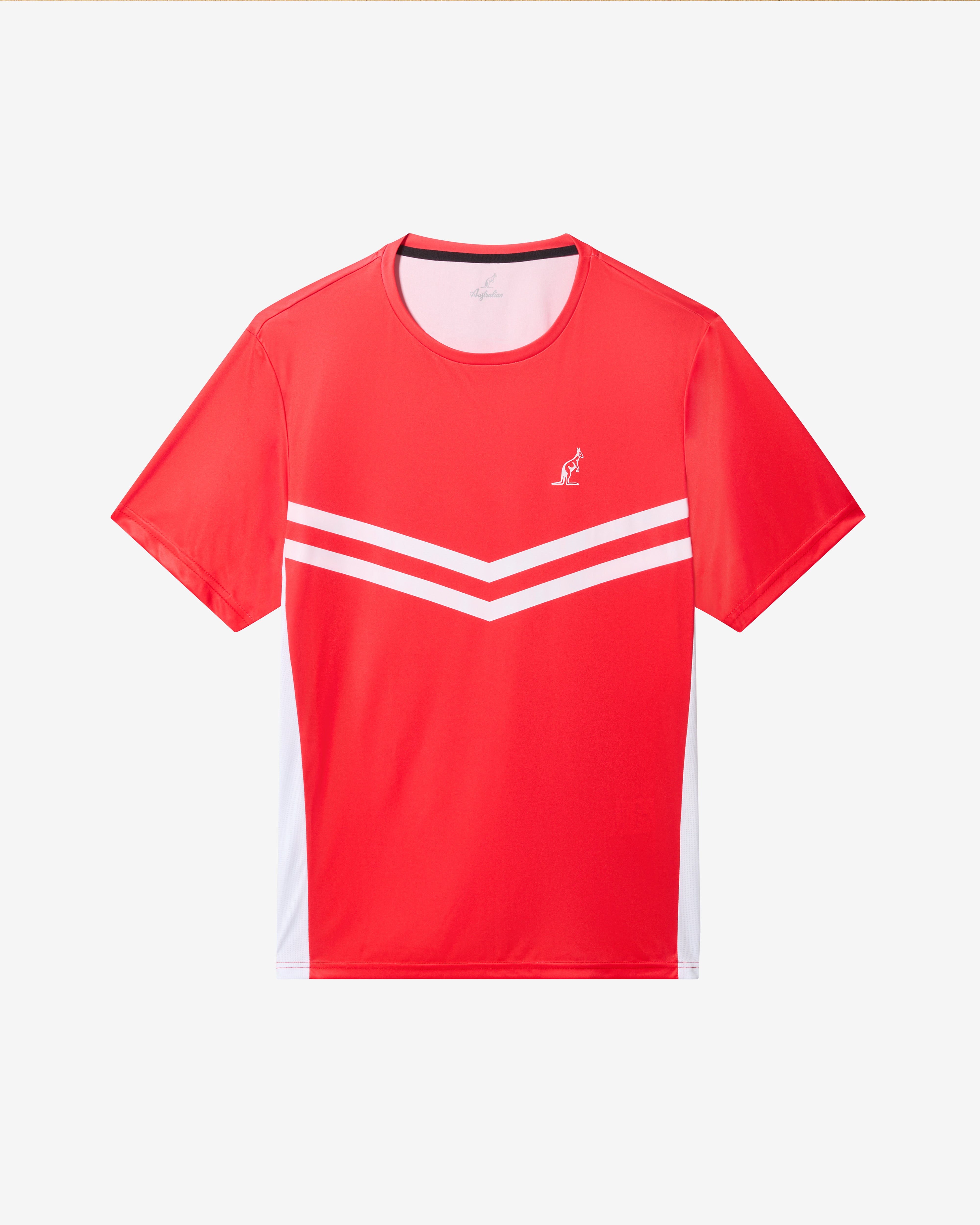 australian-tennis-crew-ace-t-shirt-rosso-vivo image 5