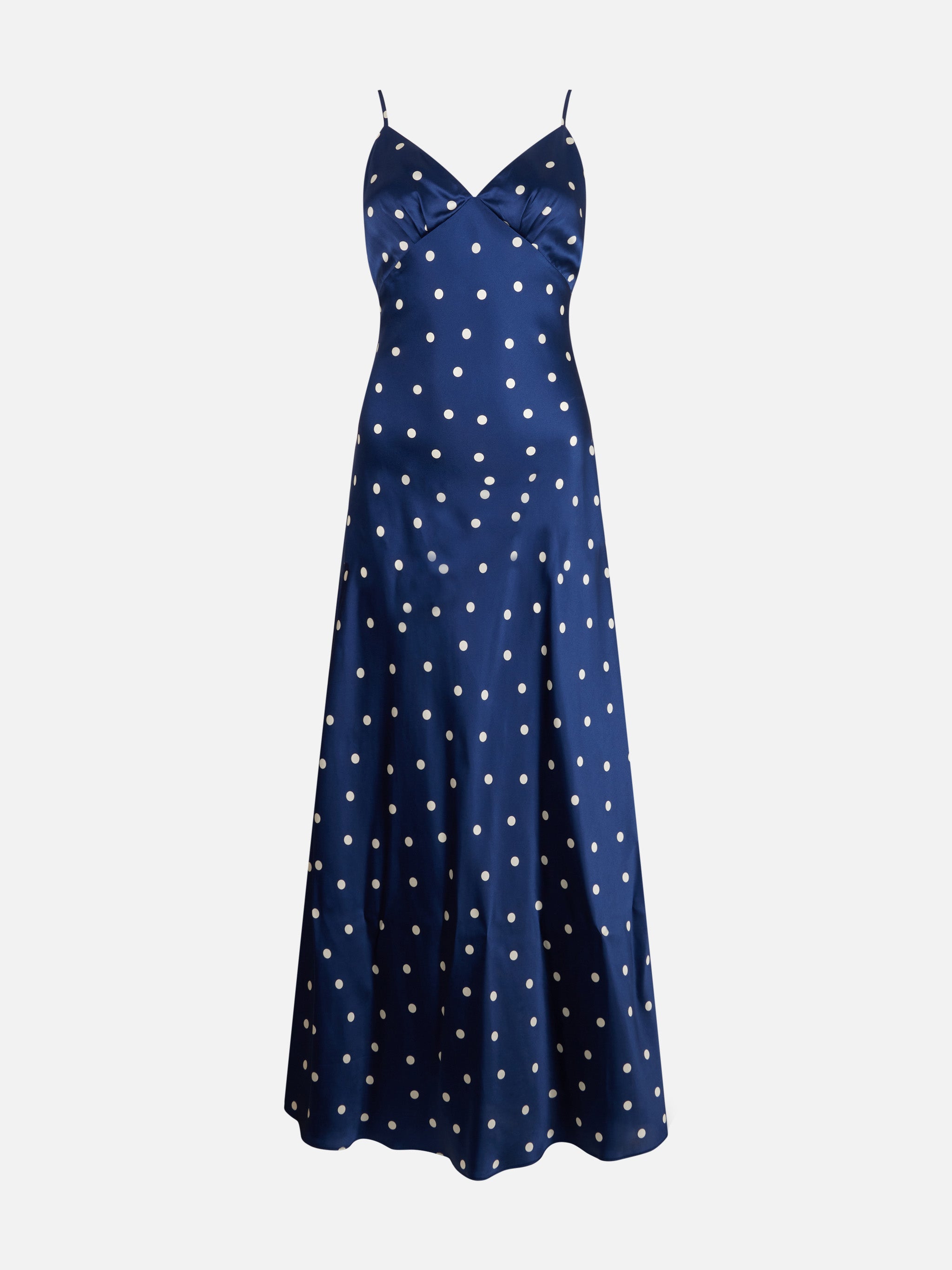 mc2-saint-barth-vestito-ravel-in-pura-seta-blu-navy-a-pois-scollo-a-v image 4