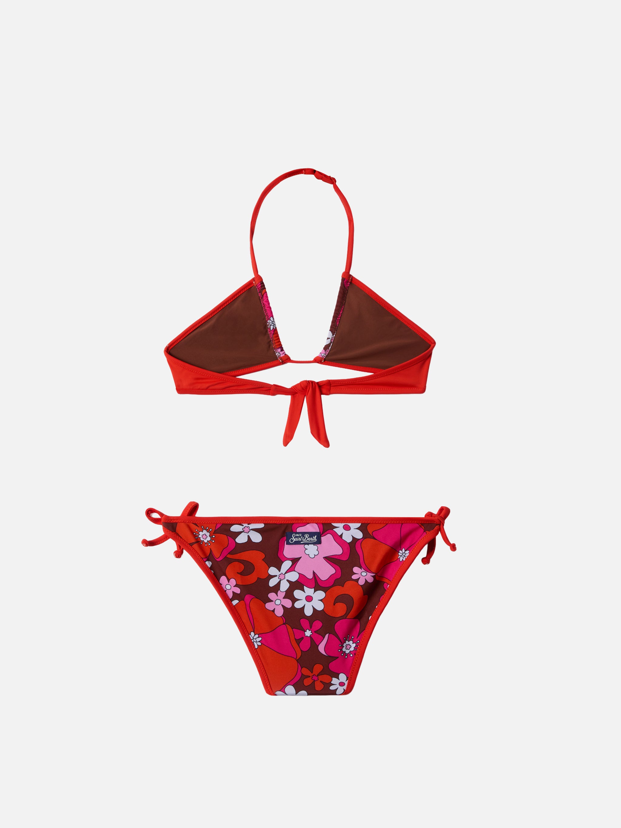 mc2-saint-barth-bikini-bambina-aryanna-fascia-fiori-retr-marrone image 2