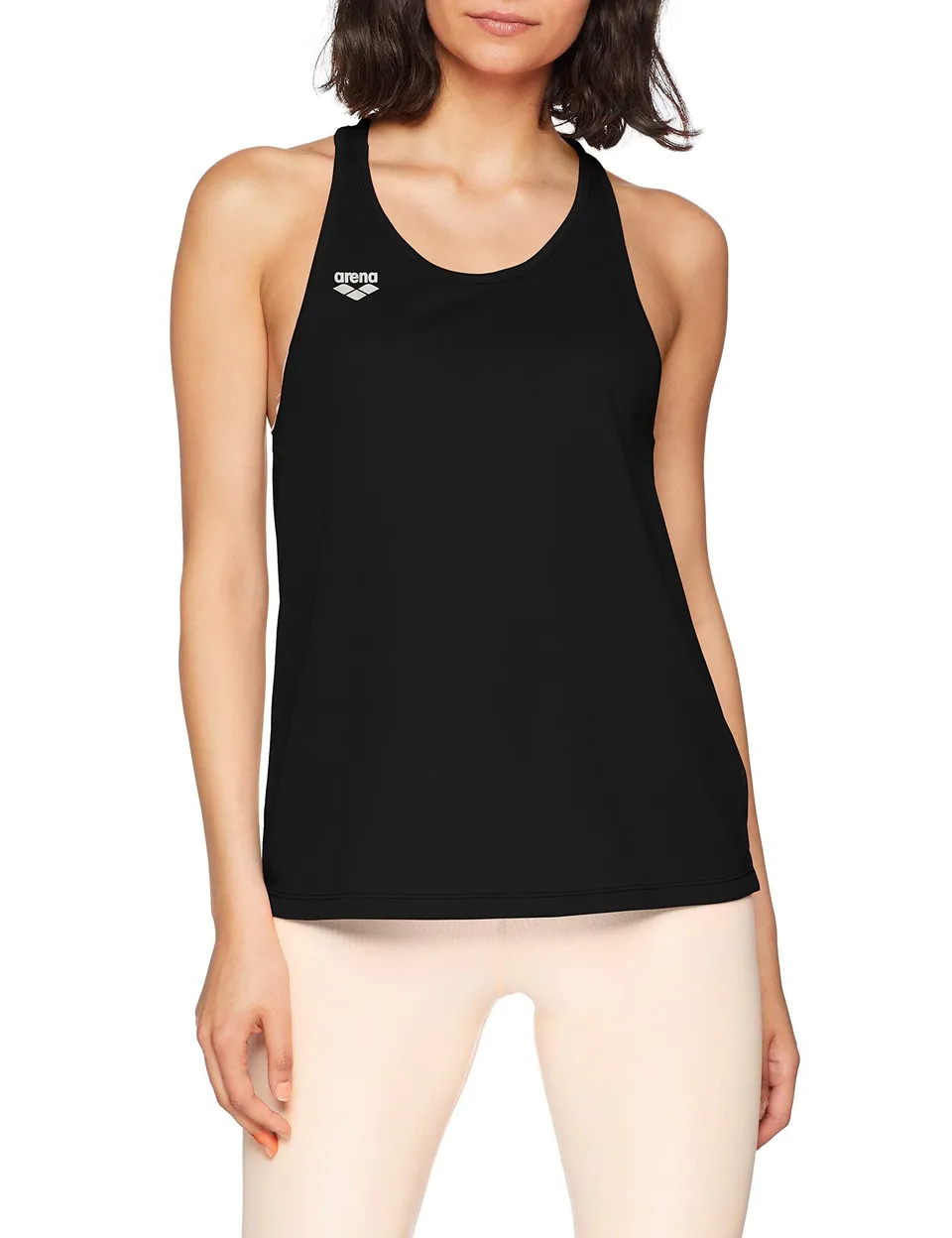 arena-w-gym-tank-solid-934-top-donna-nero-xs image 1