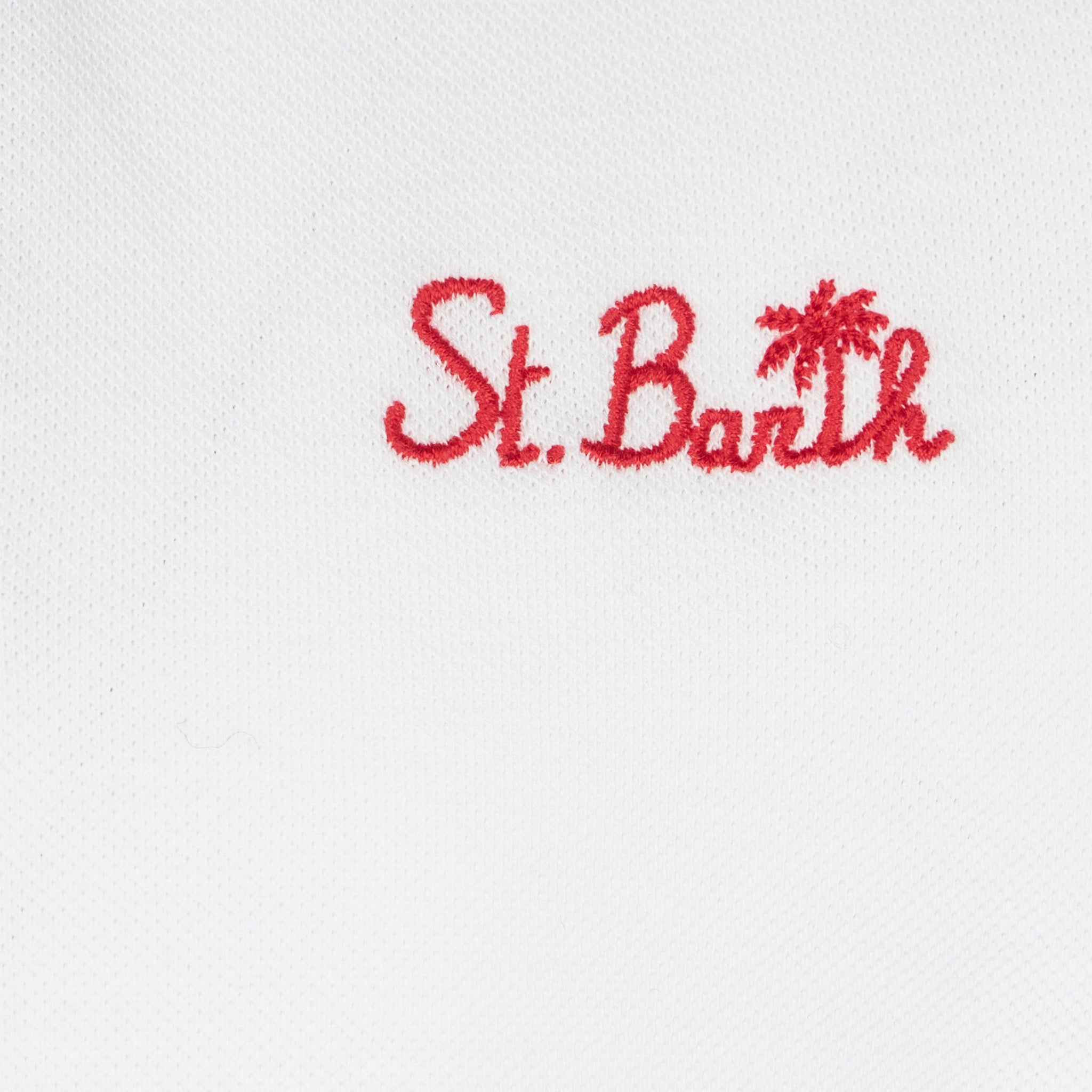 mc2-saint-barth-polo-bianca-da-bambino-in-piquet-con-ricami-e-stampa-bandana-ver image 3