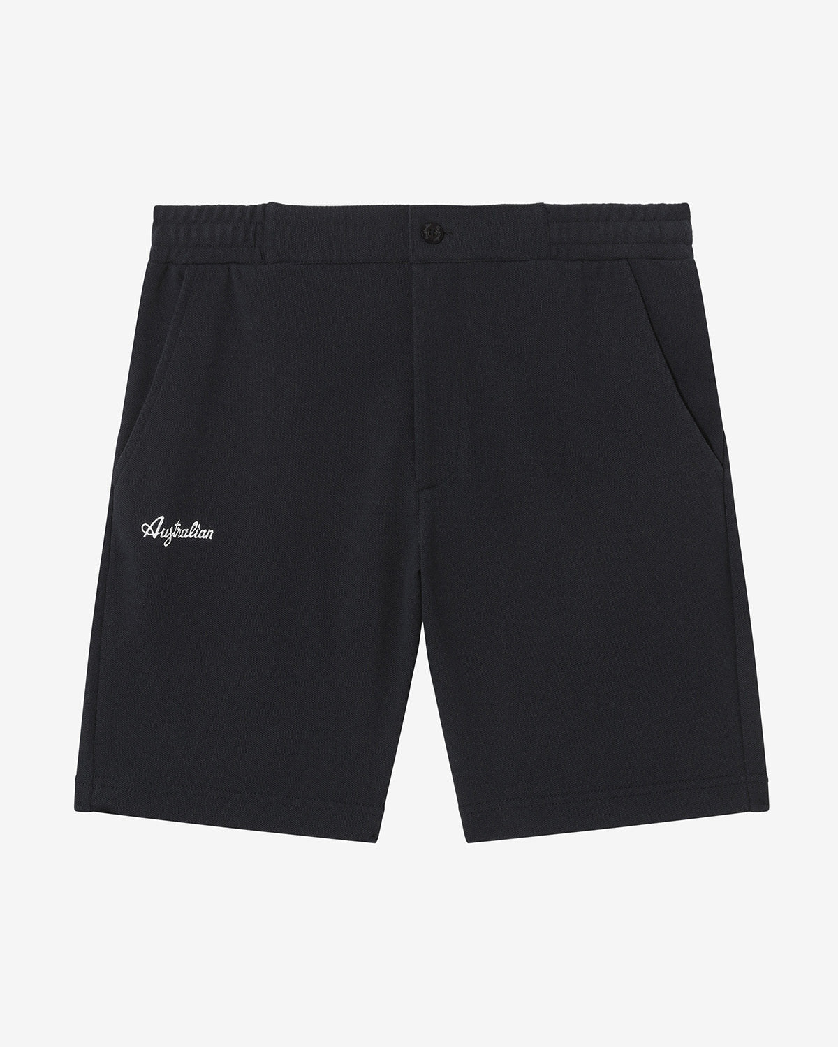 australian-club-short-sportswear-pantaloncini-piquet-blu-navy-con-zip image 5