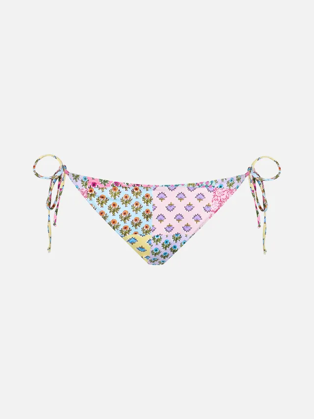 mc2-saint-barth-virgo-slip-bikini-donna-multicolore-con-patch image 1