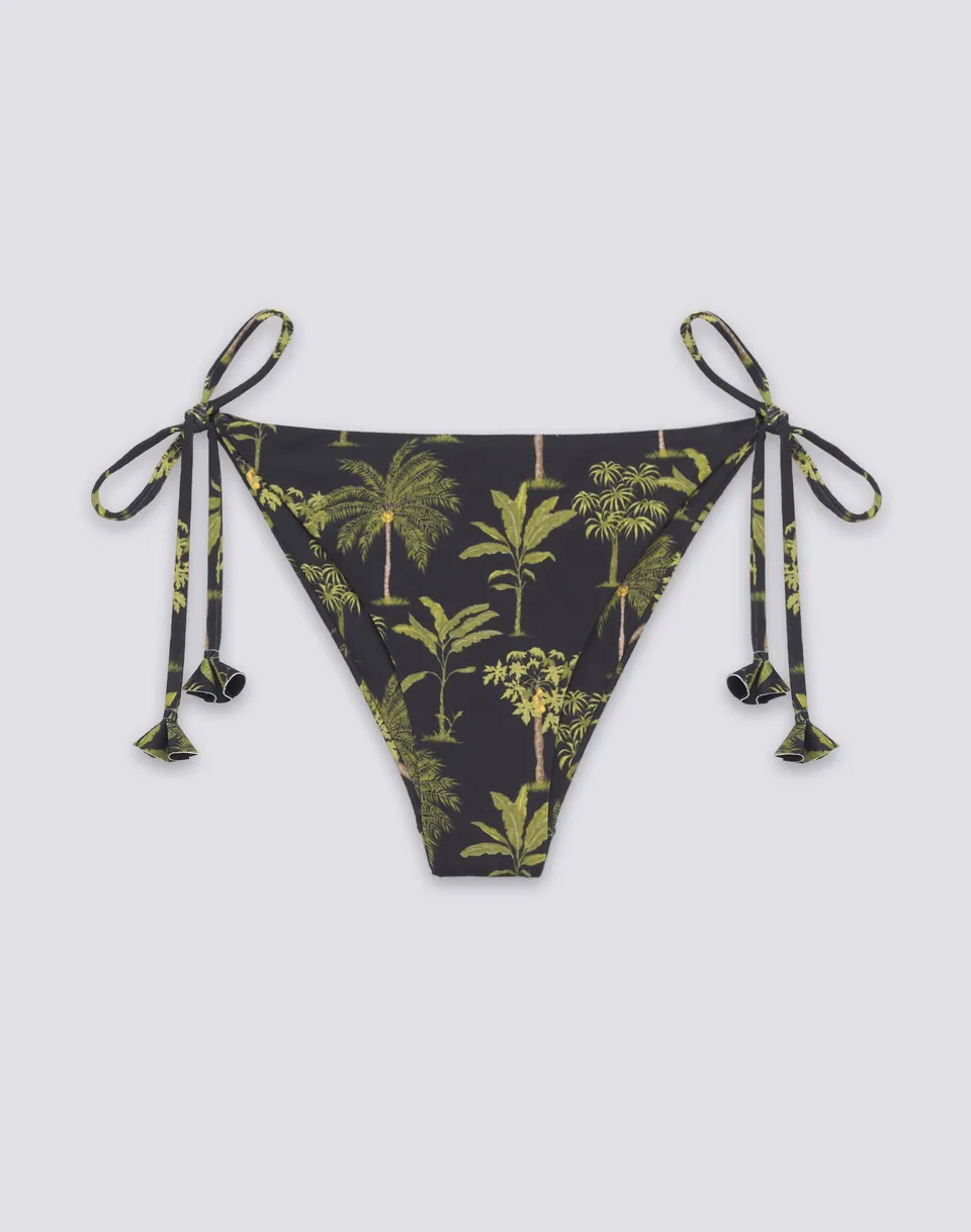 sundek-anita-w206kbl36ob-slip-bikini-a-lacci-regolabili-fantasia-botanic image 1