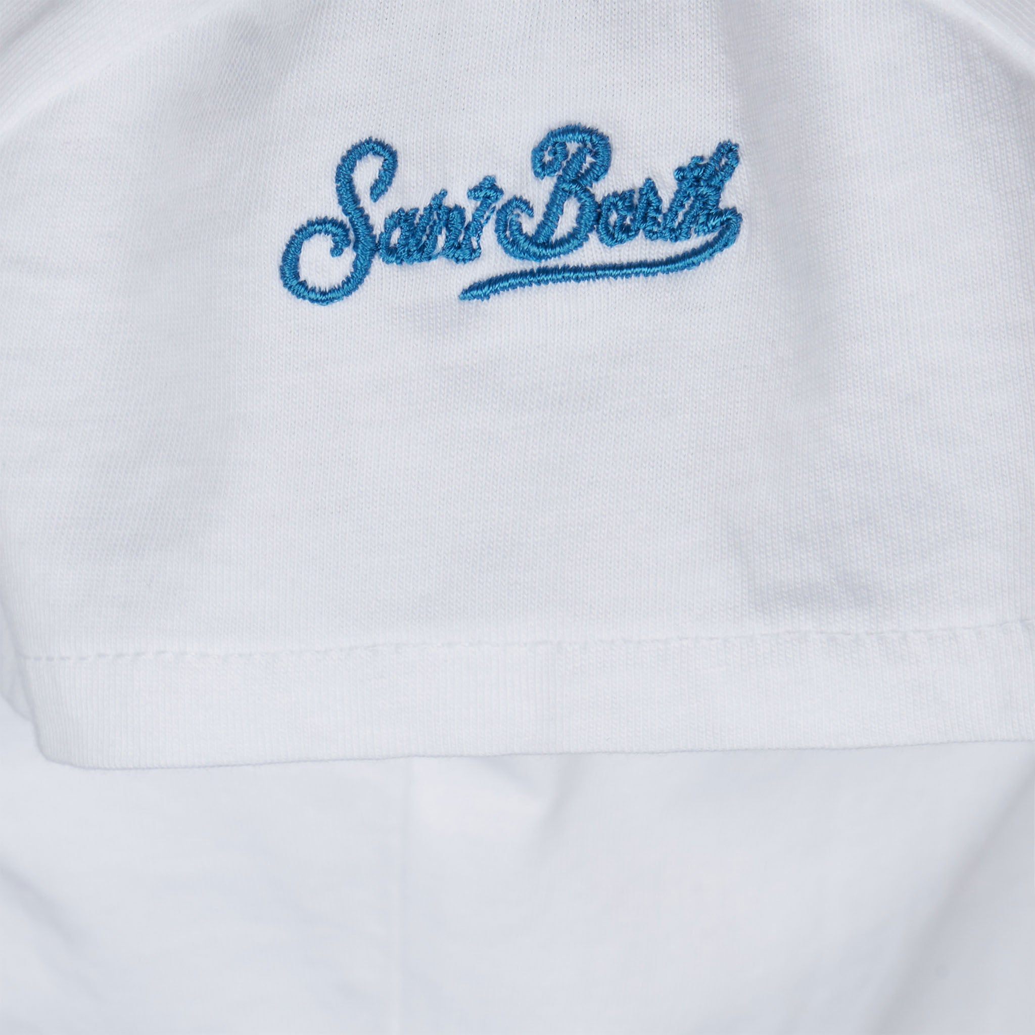 t-shirt-da-bambina-mc2-saint-barth-in-cotone-con-taschino-stampa-fiori image 3