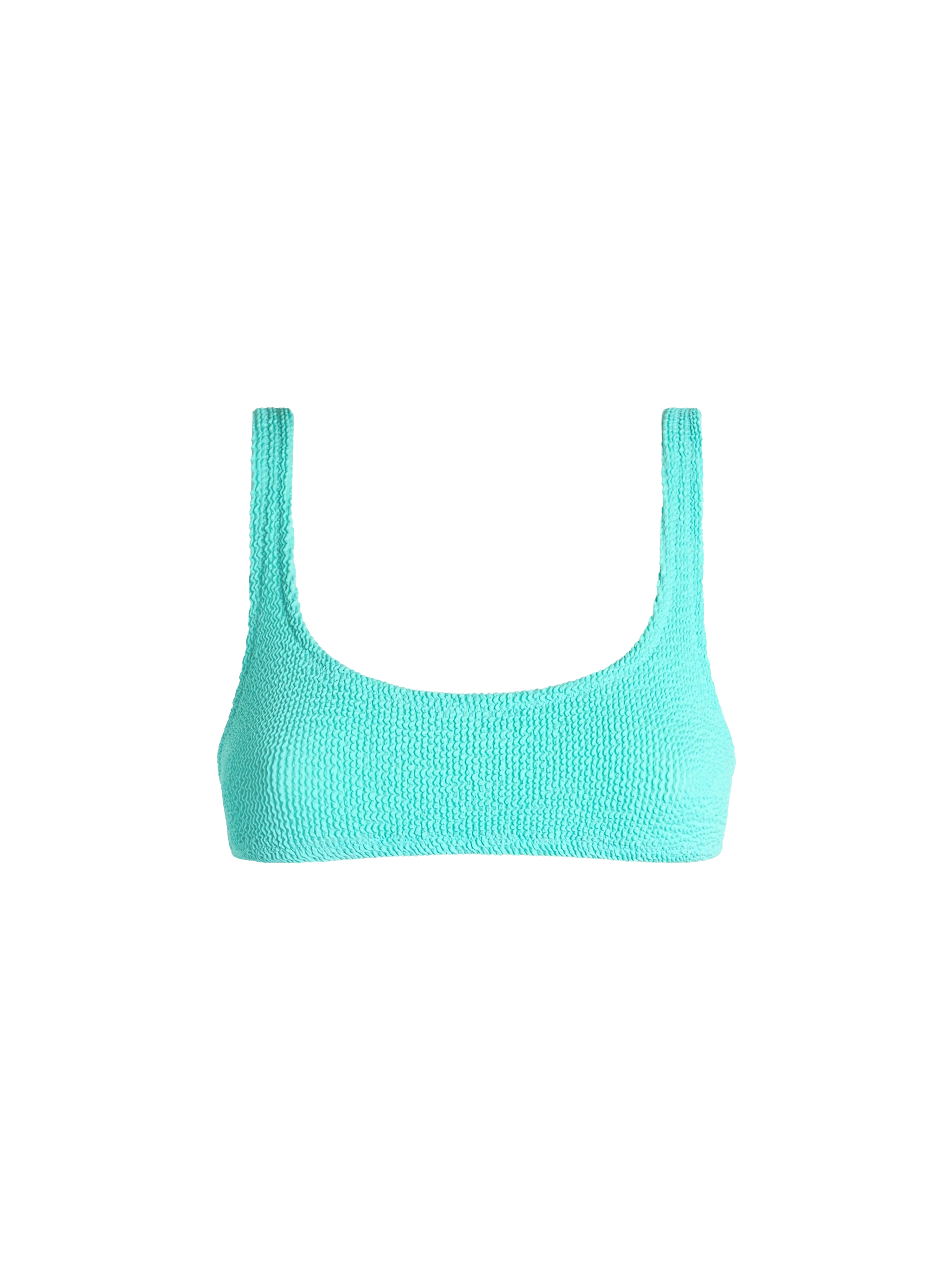 mc2-saint-barth-top-bikini-naima-crinkle-bralette-verde-acqua image 1