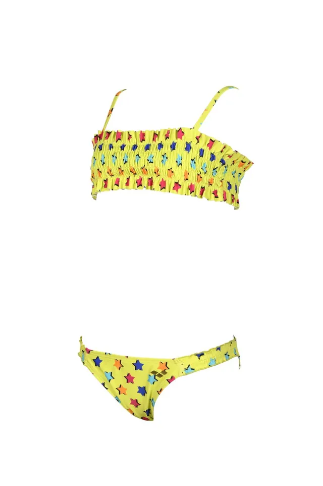 arena-girls-bikini-bandeau-allover-due-pezzi-bambina-e-ragazza image 1
